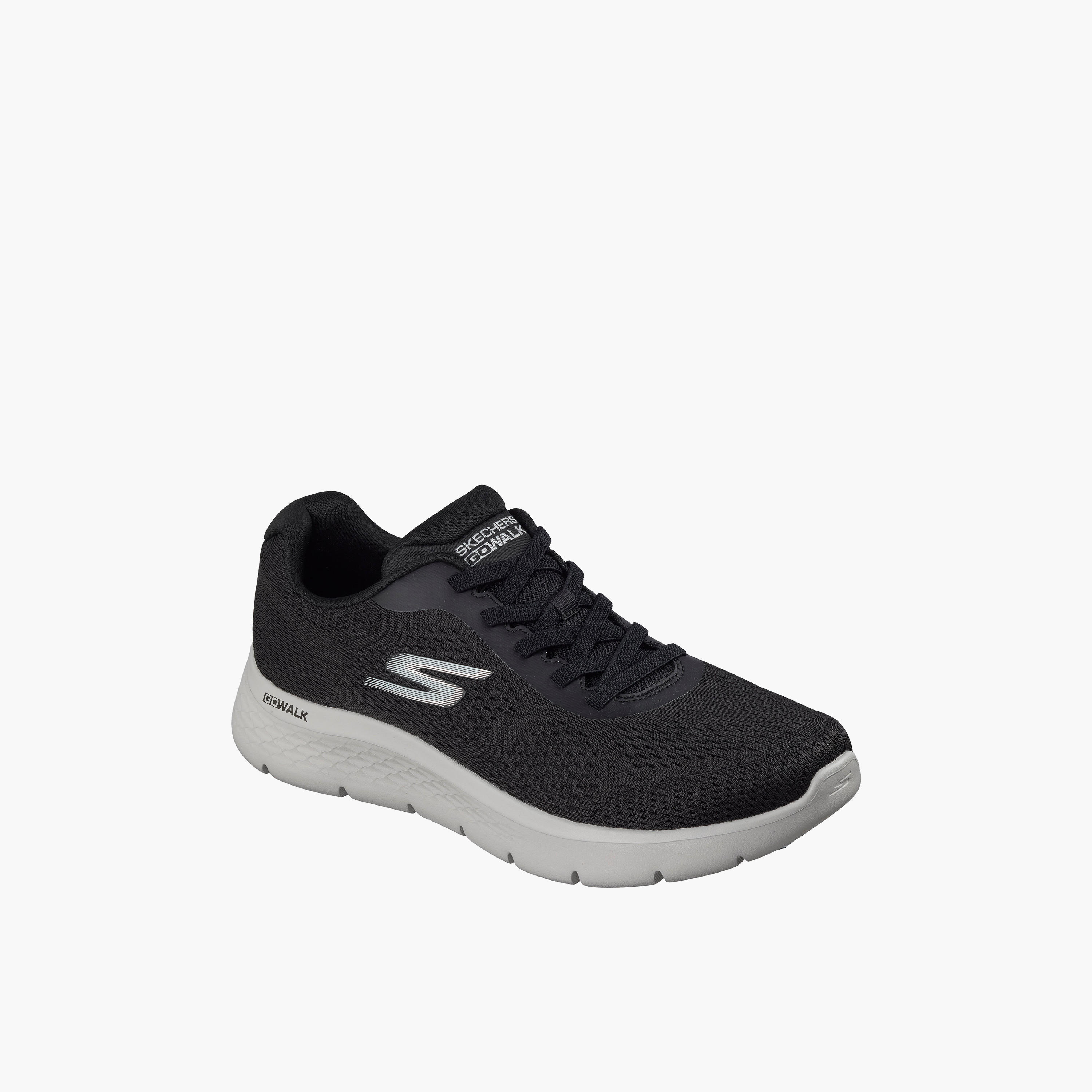 Skechers Men GO WALK FLEX Lace-Up Walking Shoes-sports-men-shoes-image-1