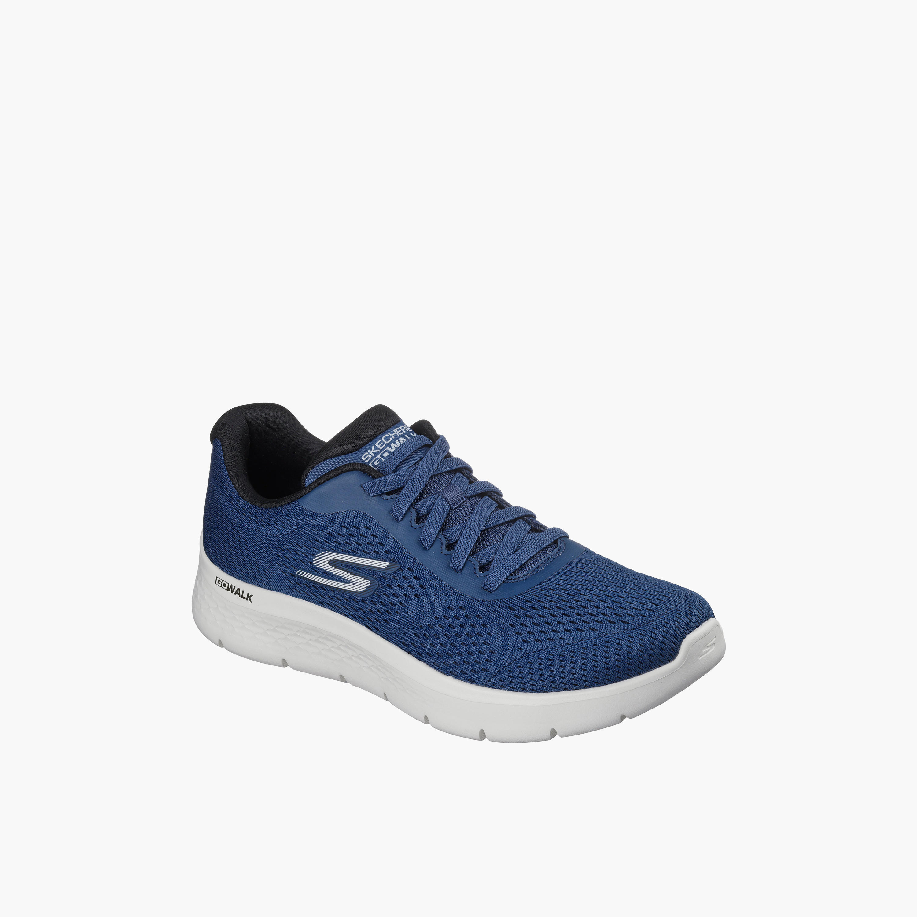 Skechers Men GO WALK FLEX Lace-Up Walking Shoes-sports-men-shoes-image-1
