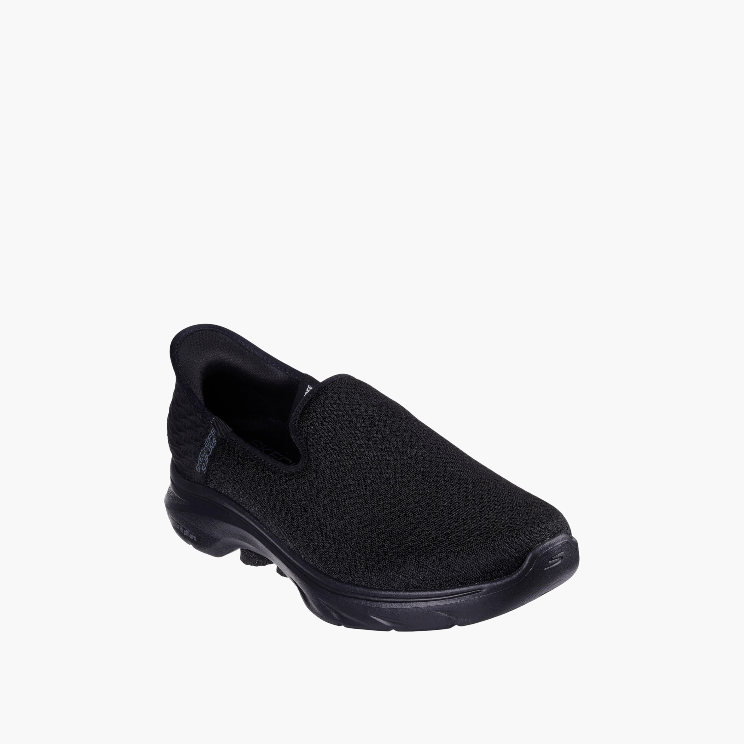 حذاء سنيكرز سهل الارتداء جو ووك 7 للرجال من سكتشرز - 216551-BBK-sports-men-shoes-image-1