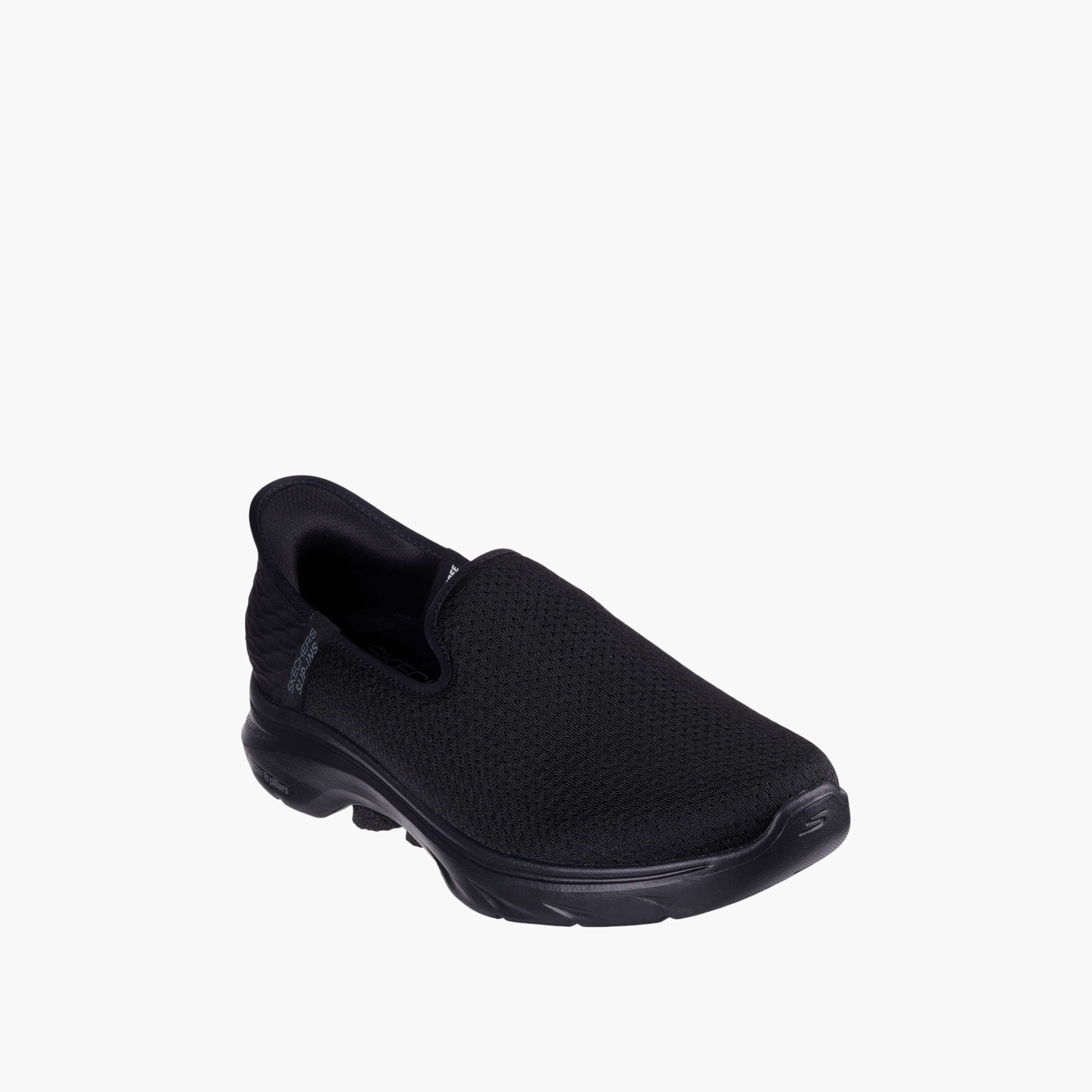 حذاء سنيكرز سهل الارتداء جو ووك 7 للرجال من سكتشرز - 216551-BBK-sports-men-shoes-image-1