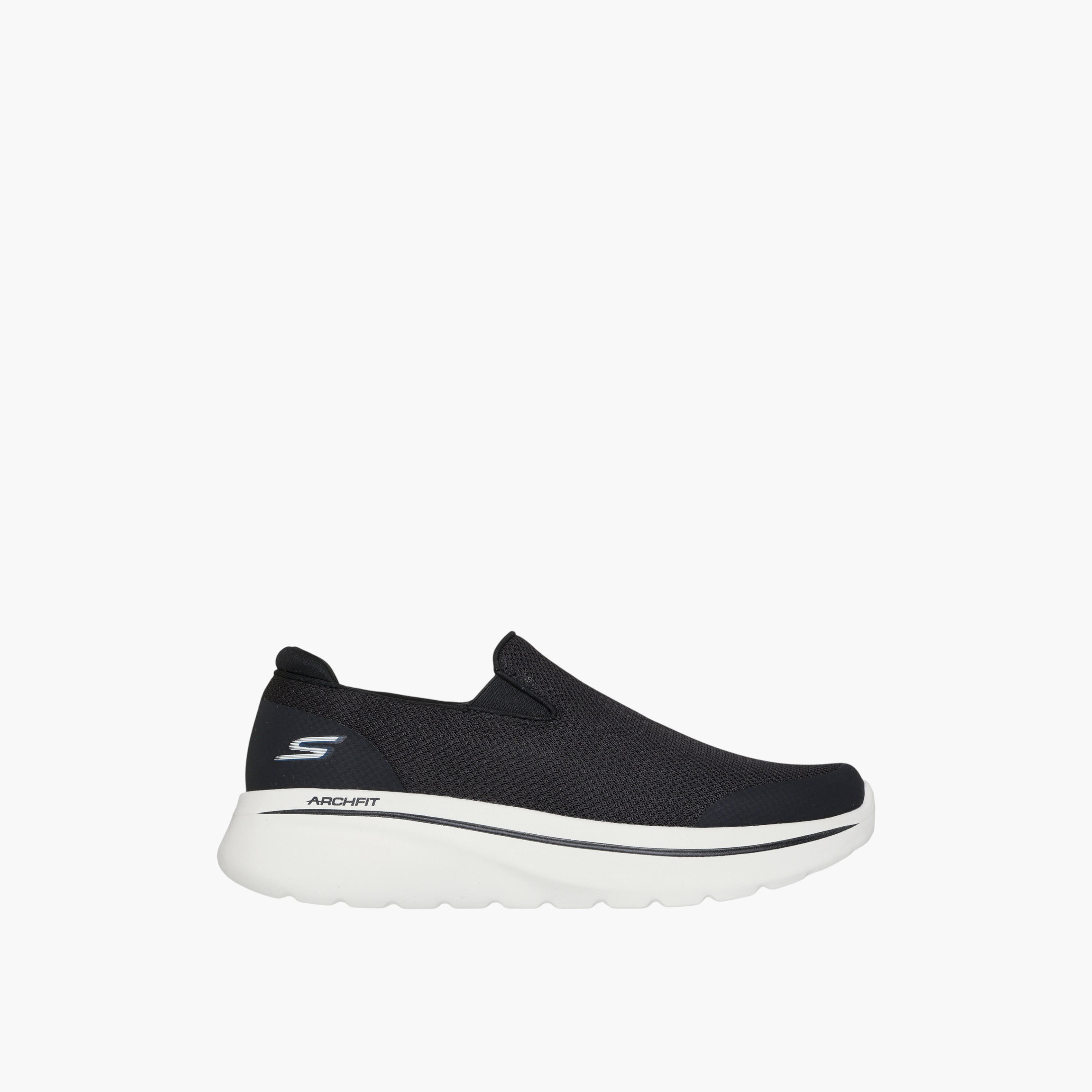 Skechers Men's GO WALK ARCH FIT N JOY Textured Slip-On Sports Shoes-sports-men-shoes-image-2