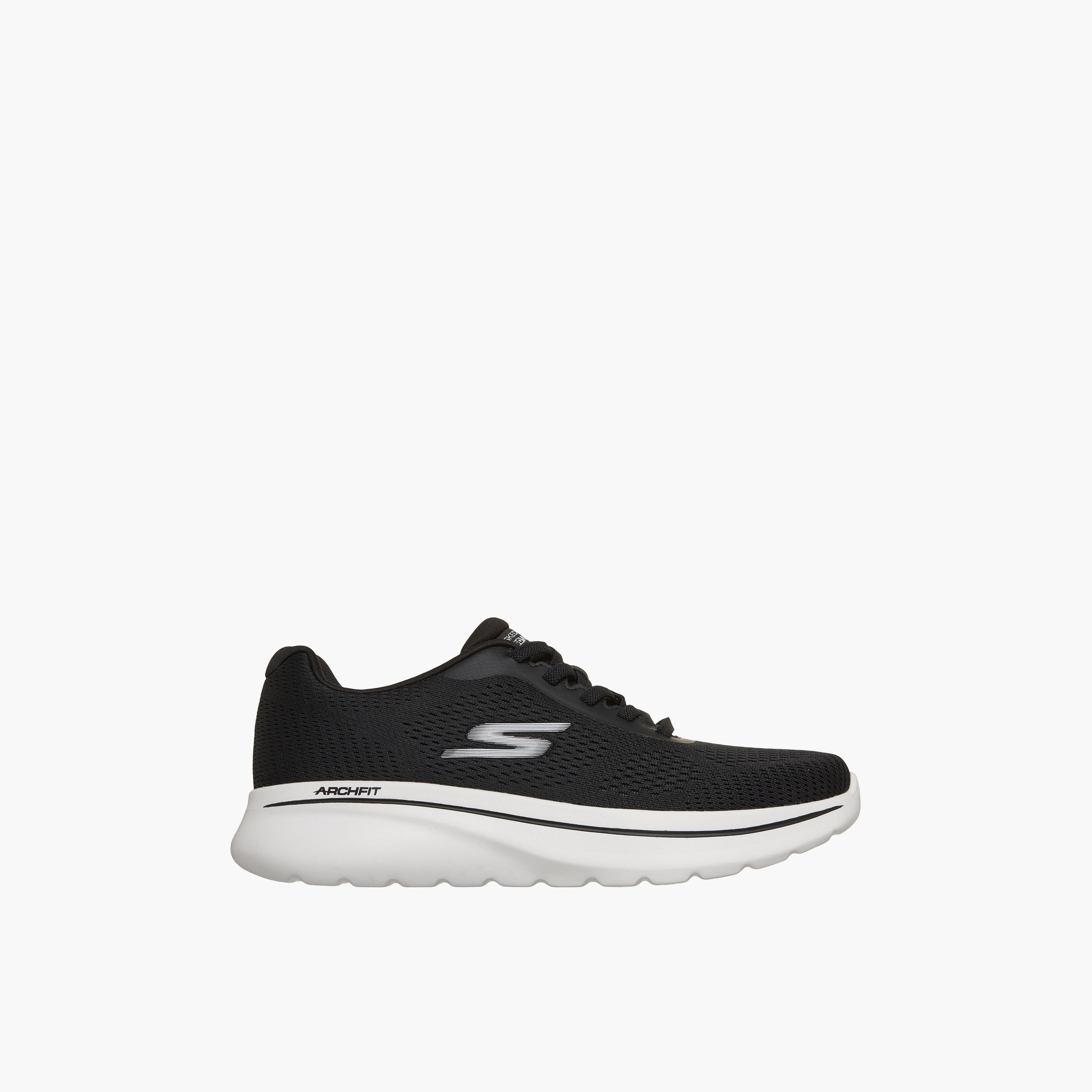 Skechers Men GO WALK ARCH FIT N-JOY Lace-Up Walking Shoes-sports-men-shoes-image-3