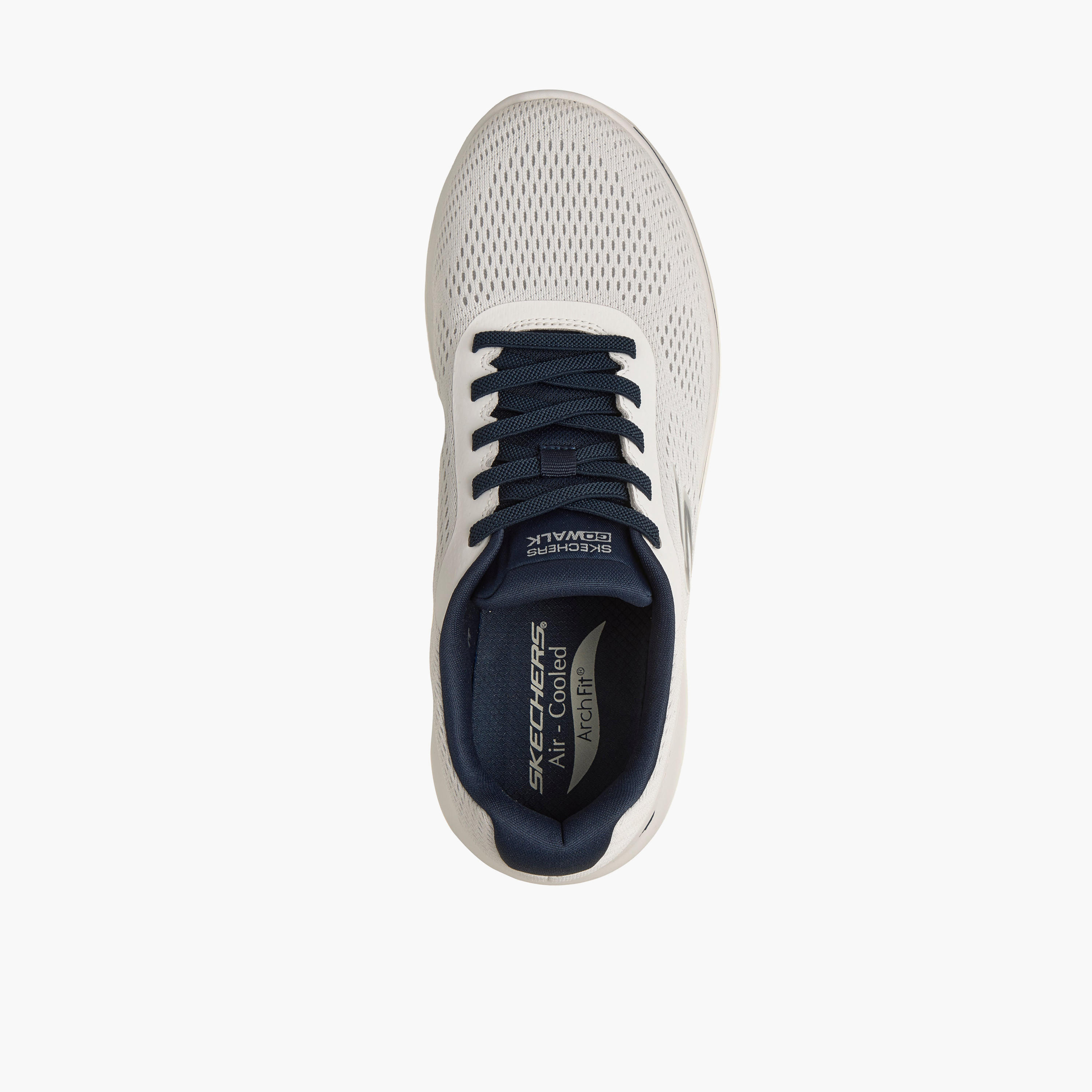 Skechers Men GO WALK ARCH FIT N-JOY Lace-Up Walking Shoes-sports-men-shoes-image-2