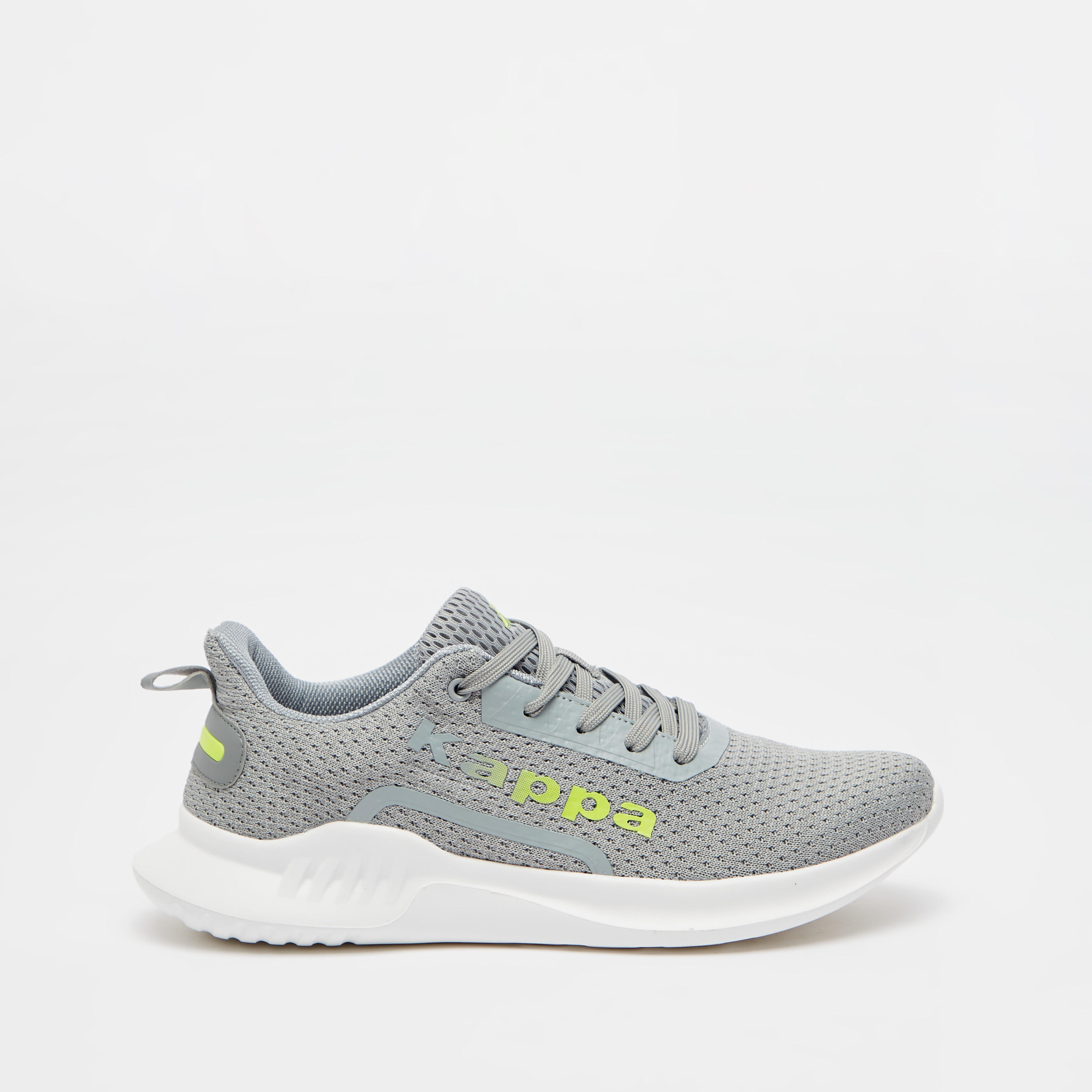 Kappa Men's Textured Lace-Up Lightweight Walking Shoes-sports-men-shoes-image-1