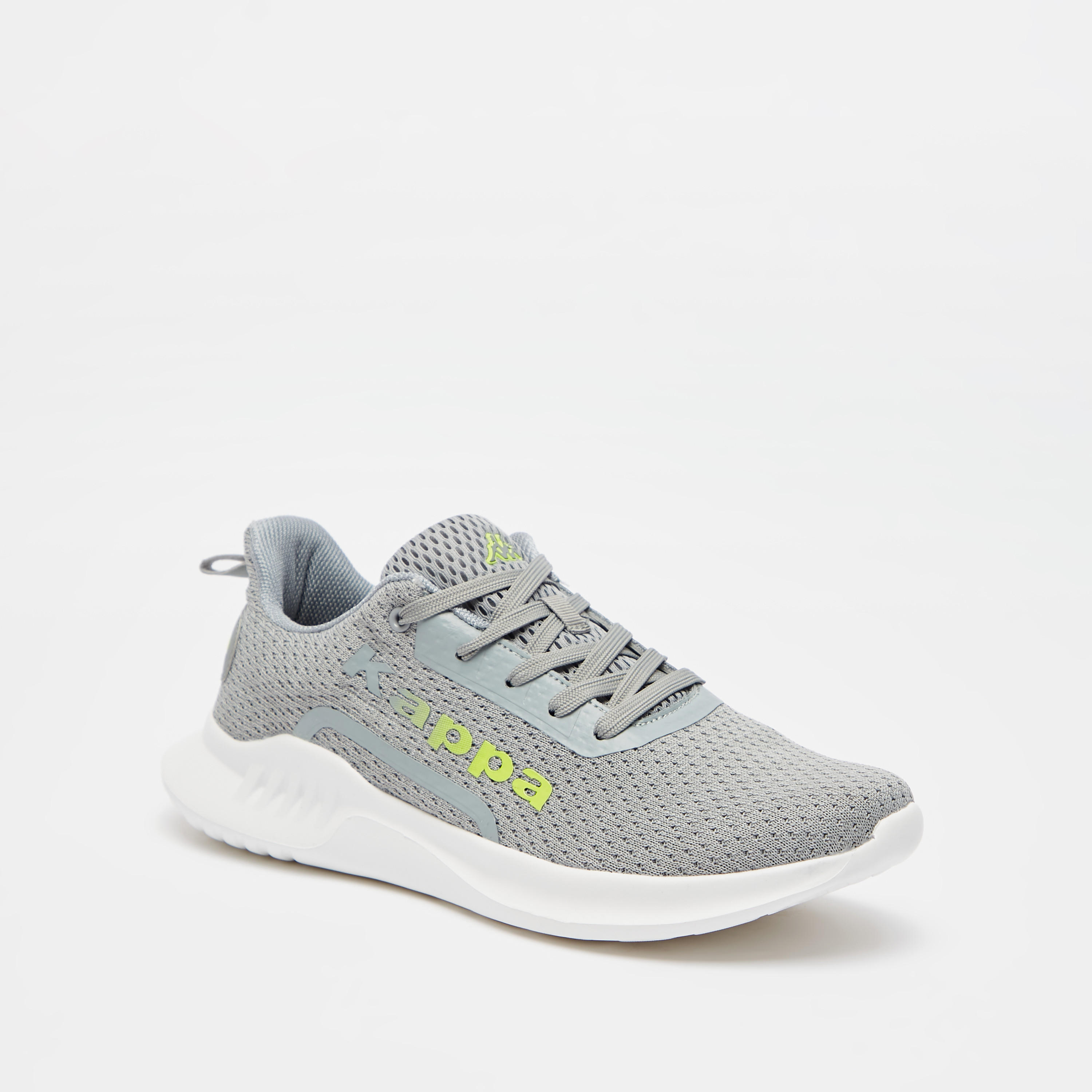 Kappa Men's Textured Lace-Up Lightweight Walking Shoes-sports-men-shoes-image-2