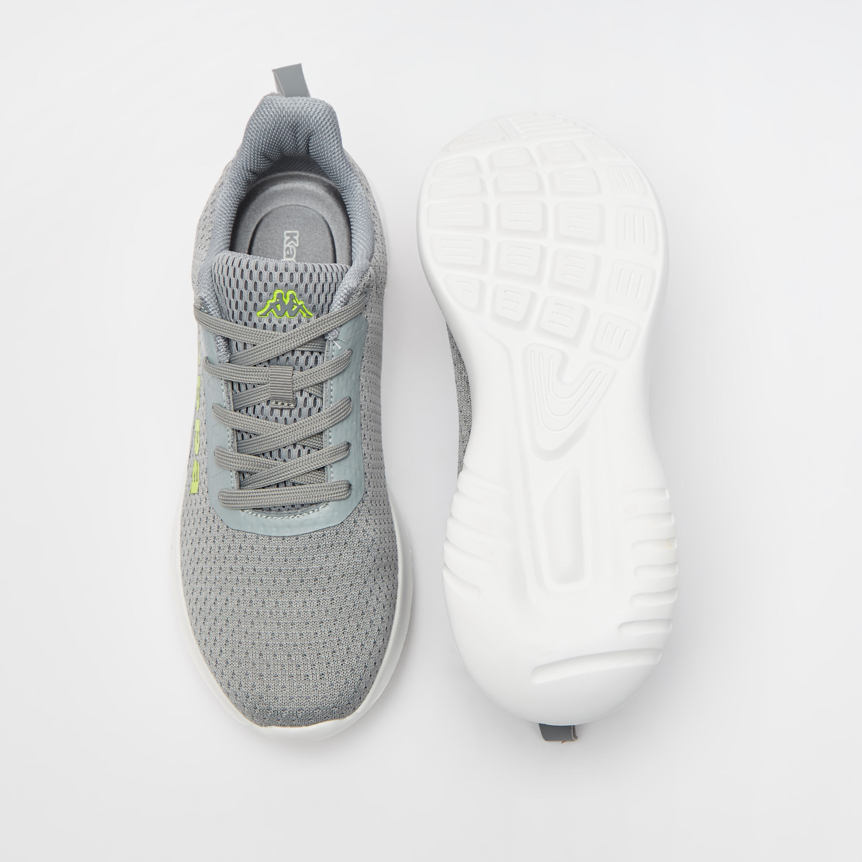 Kappa Men's Textured Lace-Up Lightweight Walking Shoes-sports-men-shoes-image-5