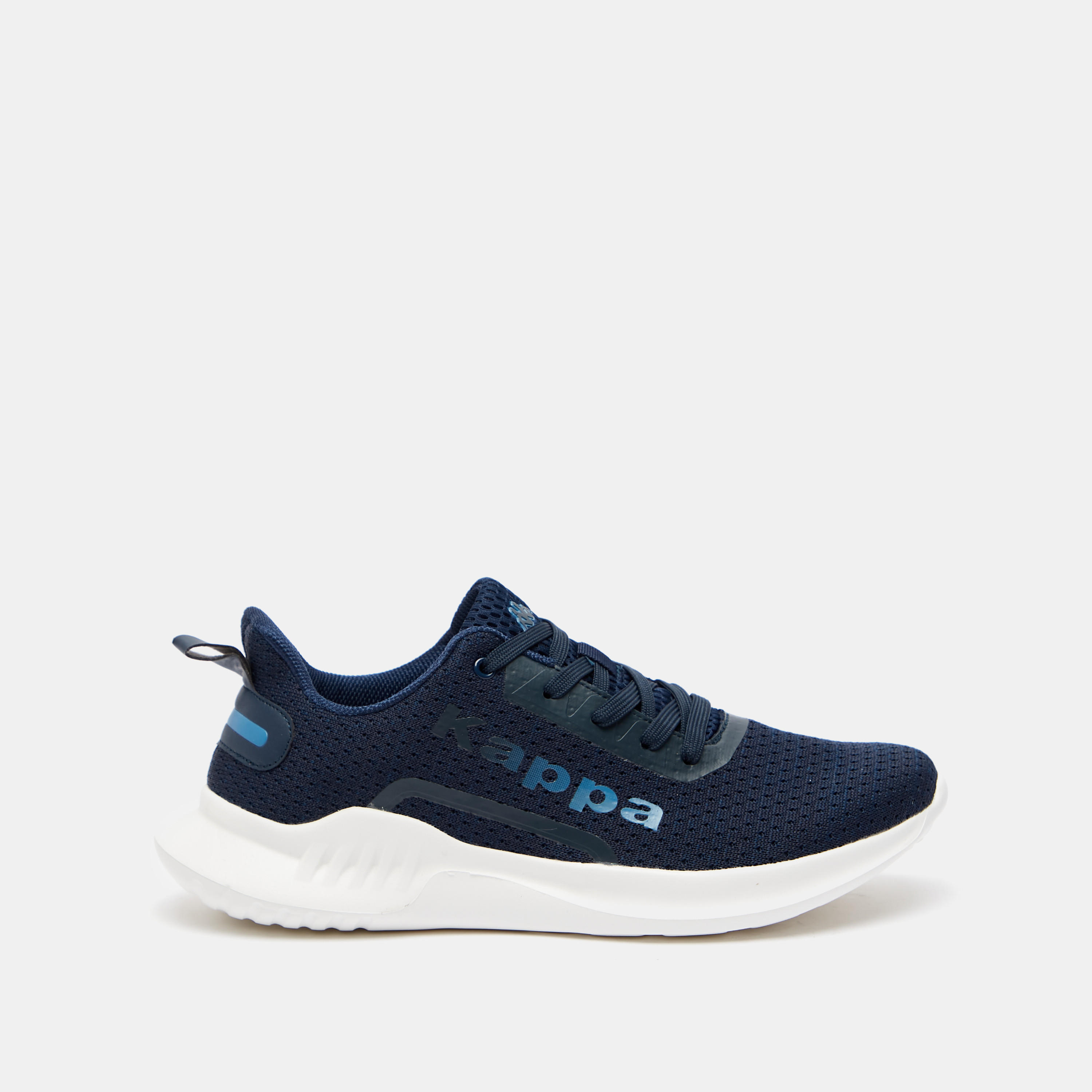 Kappa Men's Textured Lace-Up Lightweight Walking Shoes-sports-men-shoes-image-1