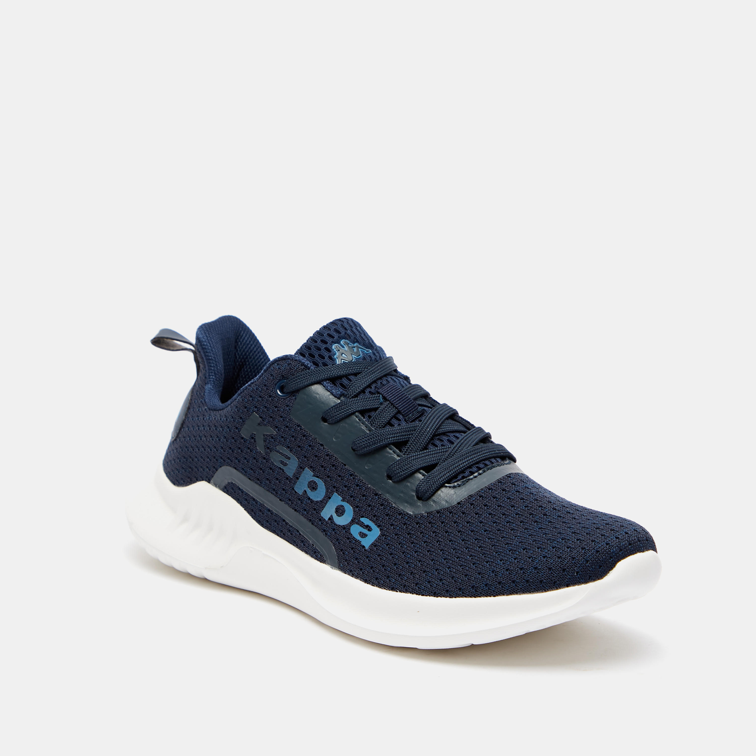 Kappa Men's Textured Lace-Up Lightweight Walking Shoes-sports-men-shoes-image-2