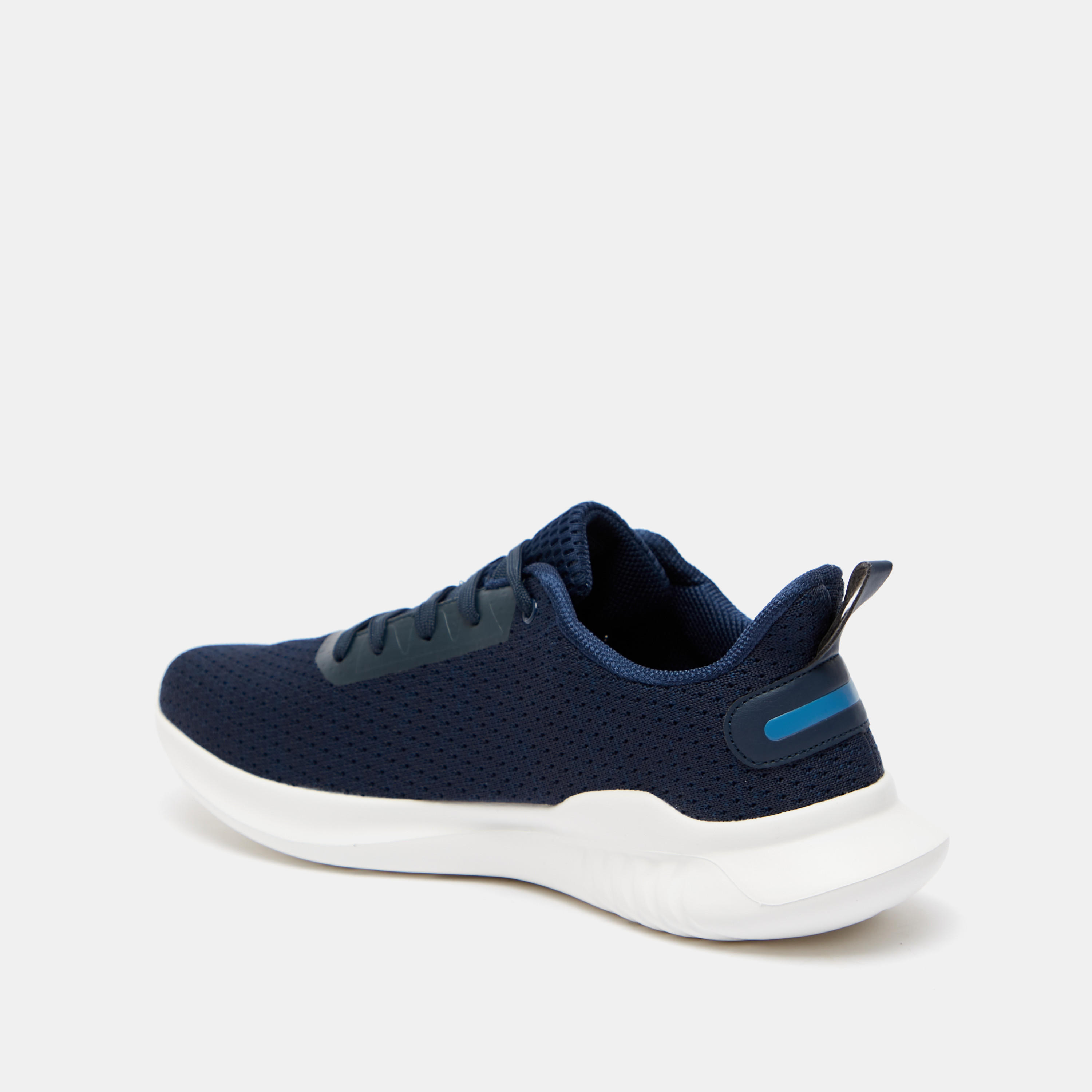 Kappa Men's Textured Lace-Up Lightweight Walking Shoes-sports-men-shoes-image-3