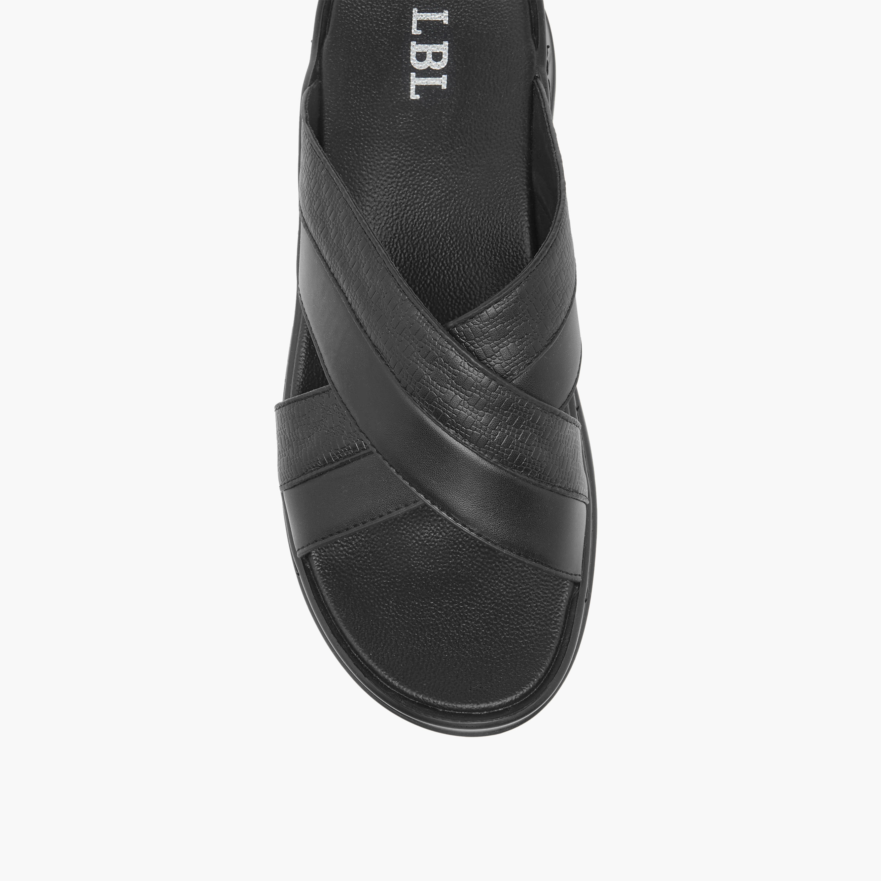 LBL by Shoexpress Textured Cross Strap Slip-On Comfort Arabic Sandals-men-shoes-sandals-image-3