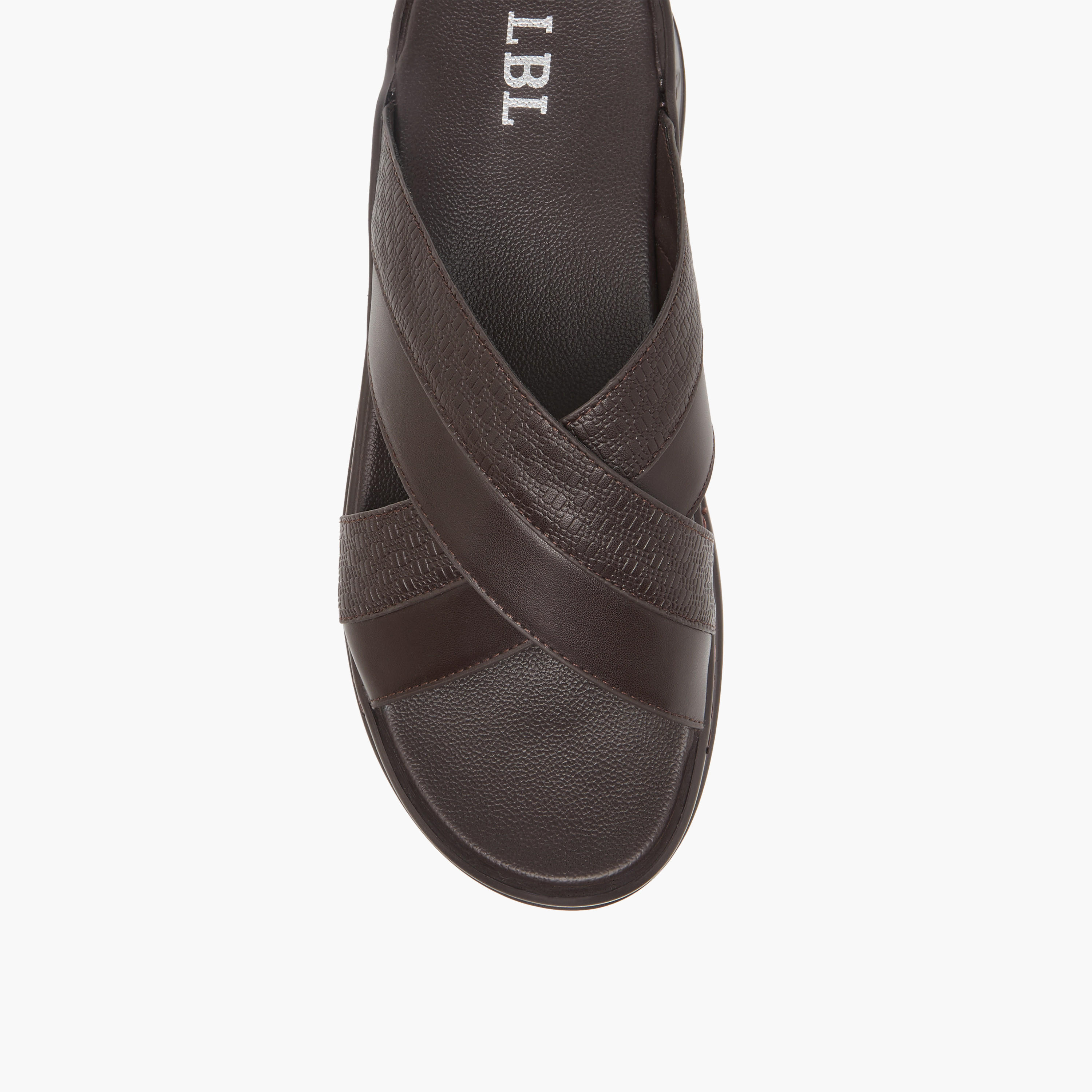 LBL by Shoexpress Textured Cross Strap Slip-On Comfort Arabic Sandals-men-shoes-sandals-image-3