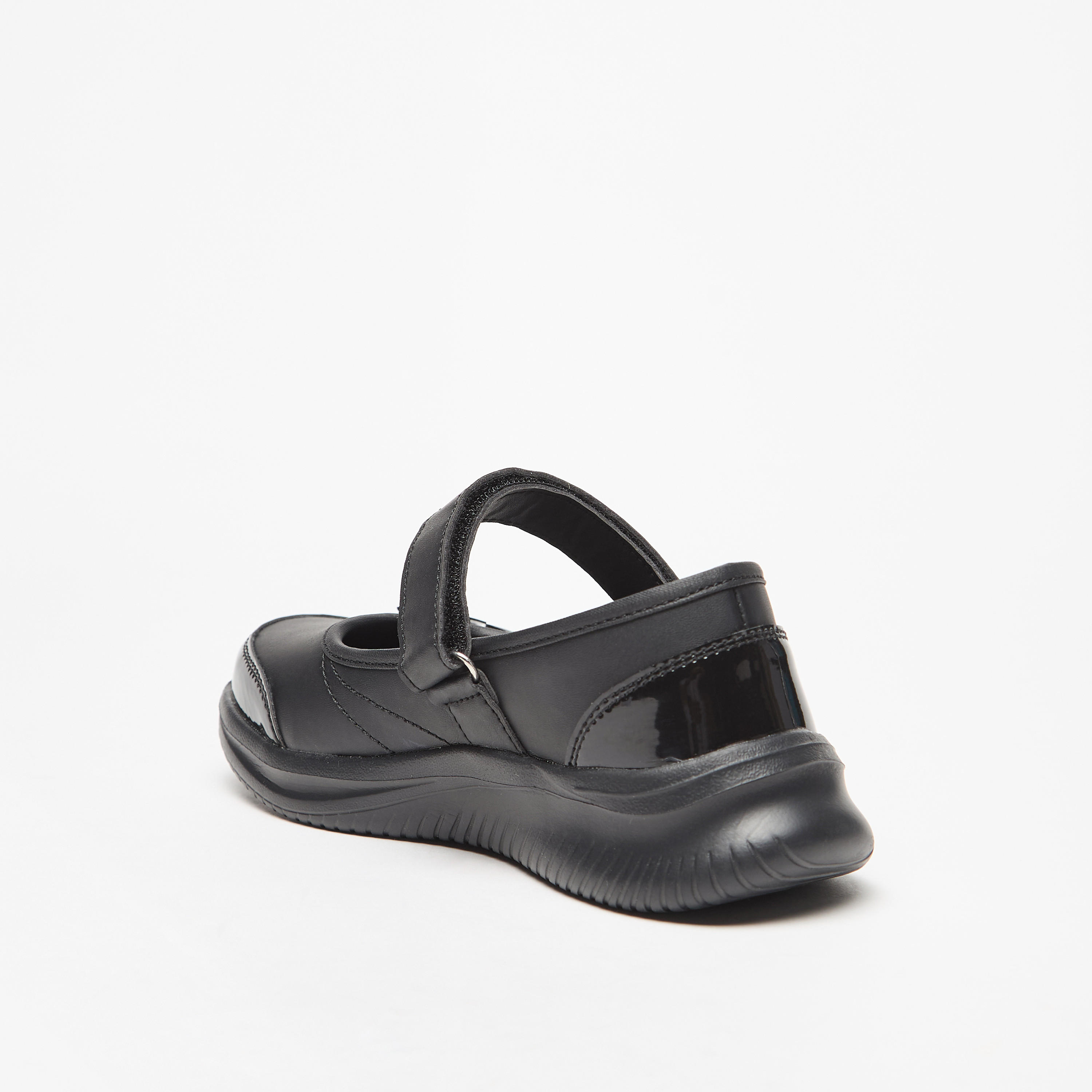 Dash Bow Accent Mary Jane School Shoes with Hook and Loop Closure-girls-shoes-schoolshoes-image-2