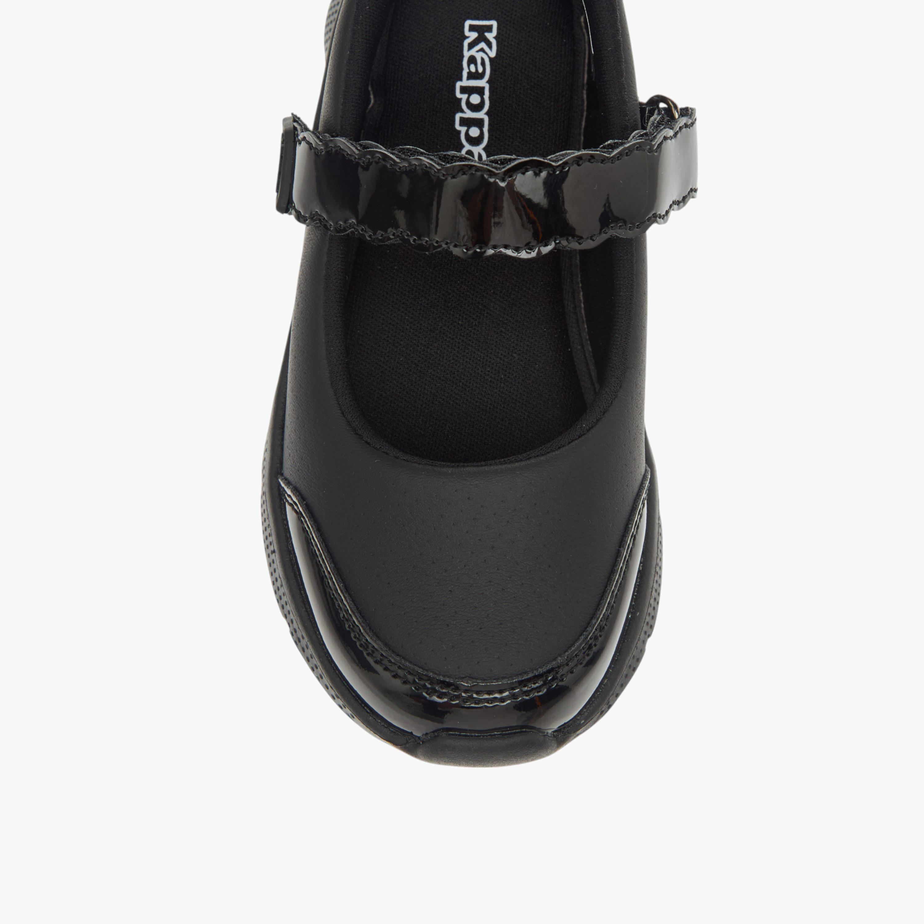 Kappa Girls' Panelled Mary Jane School Shoes with Hook and Loop Closure-girls-shoes-schoolshoes-image-4
