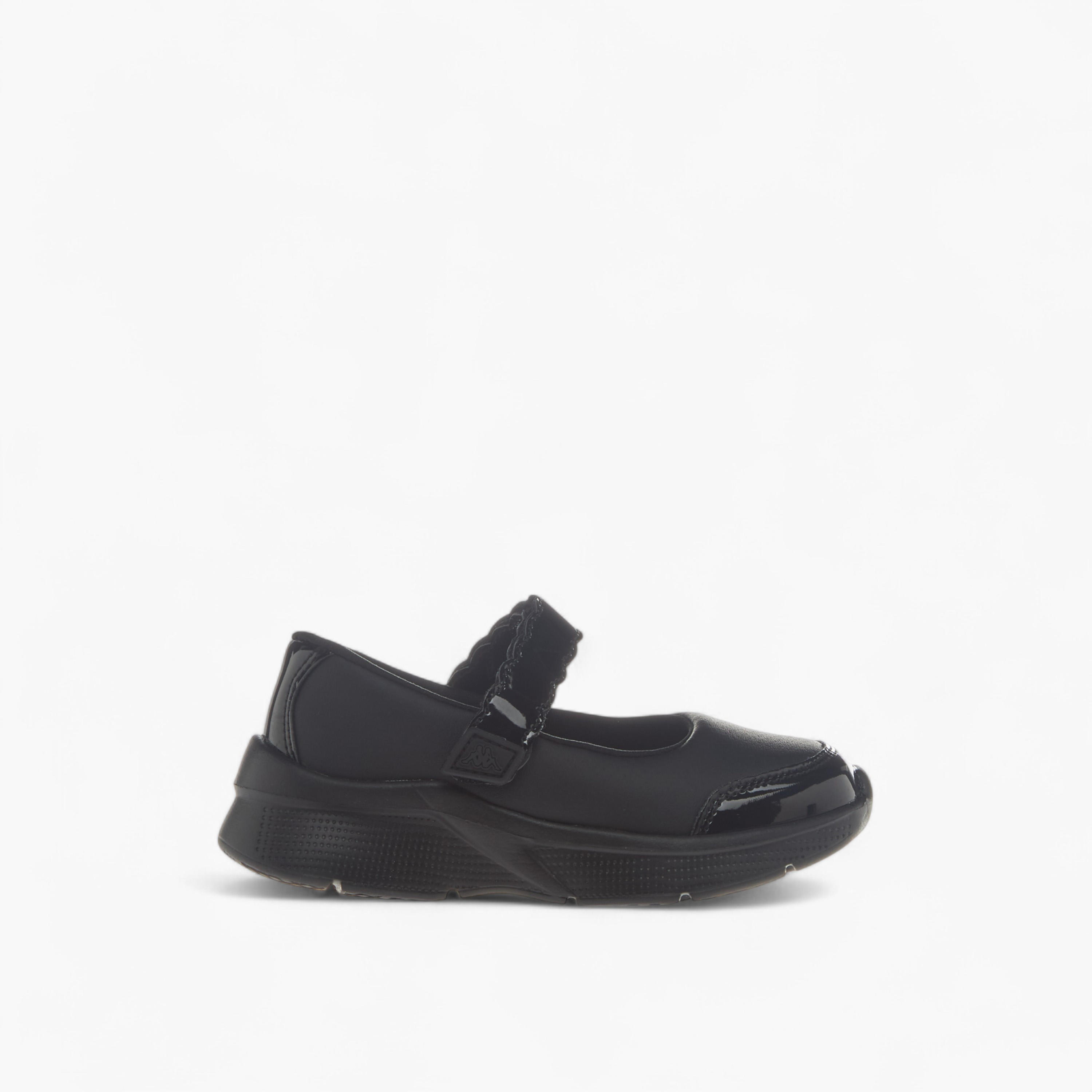 Kappa Girls' Solid School Shoes with Hook and Loop Closure-girls-shoes-schoolshoes-image-3