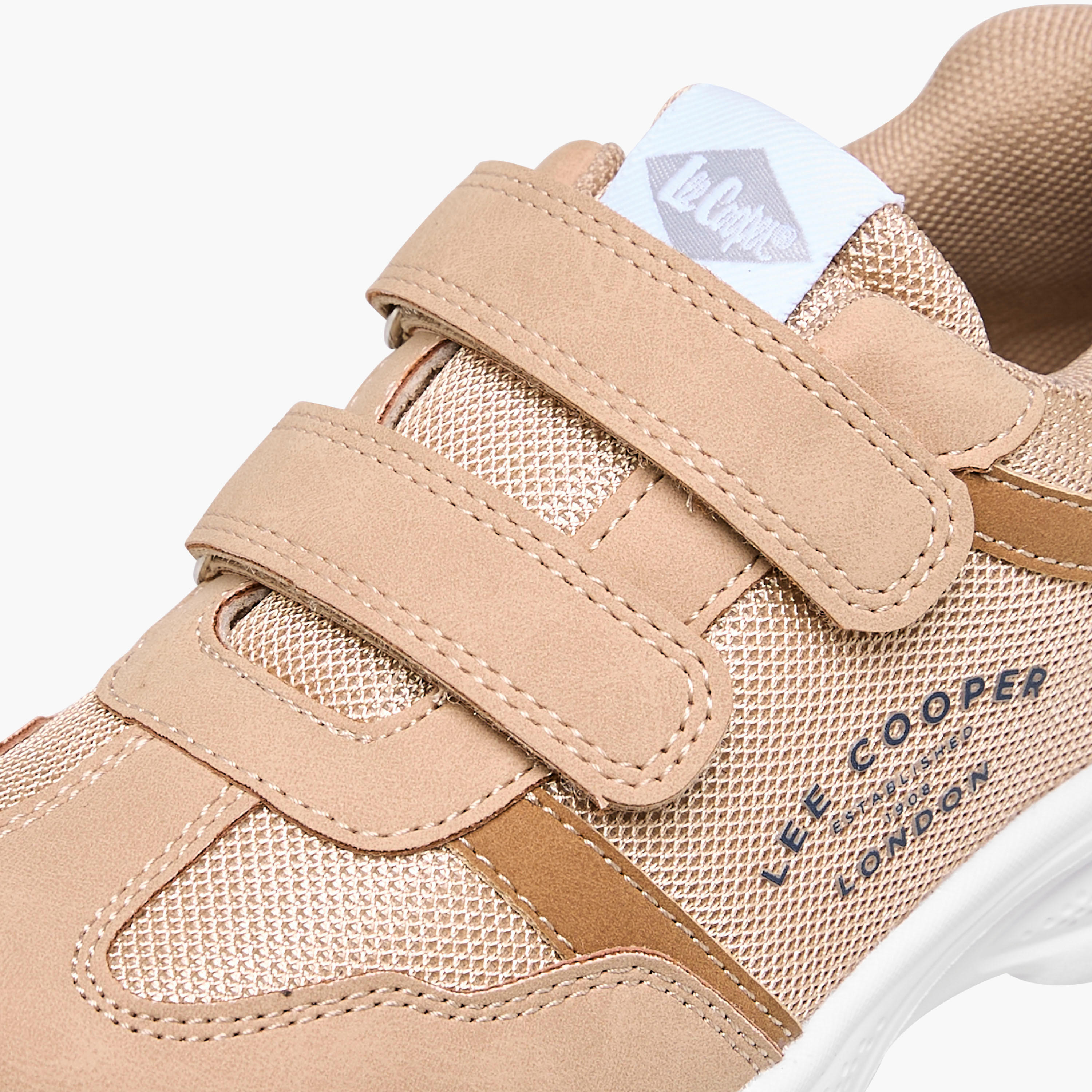Lee Cooper Boys' Panelled Sneakers with Hook and Loop Closure-boys-shoes-sneakers-image-4