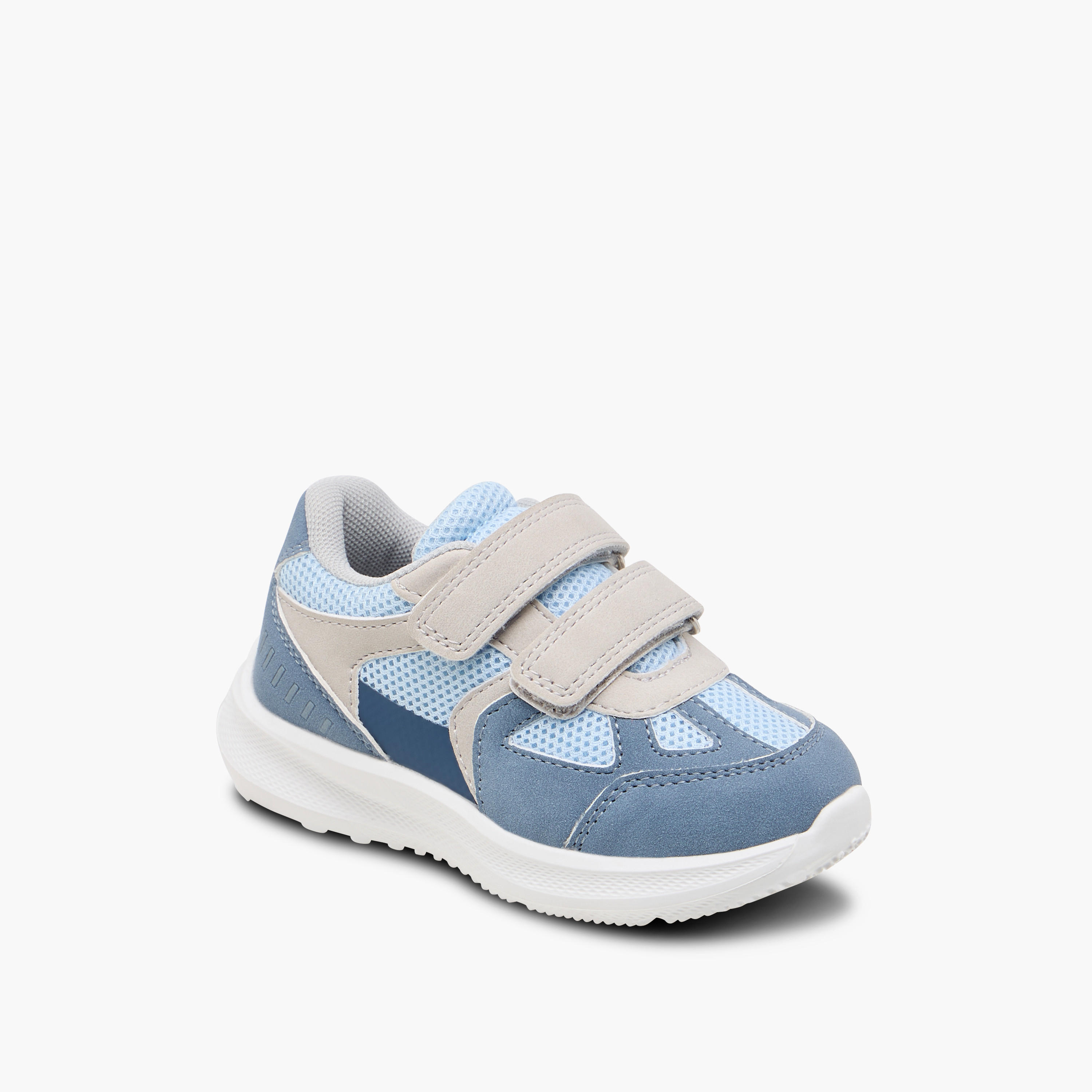 Barefeet Panelled Sneakers with Hook and Loop Closure-boys-shoes-sneakers-image-2