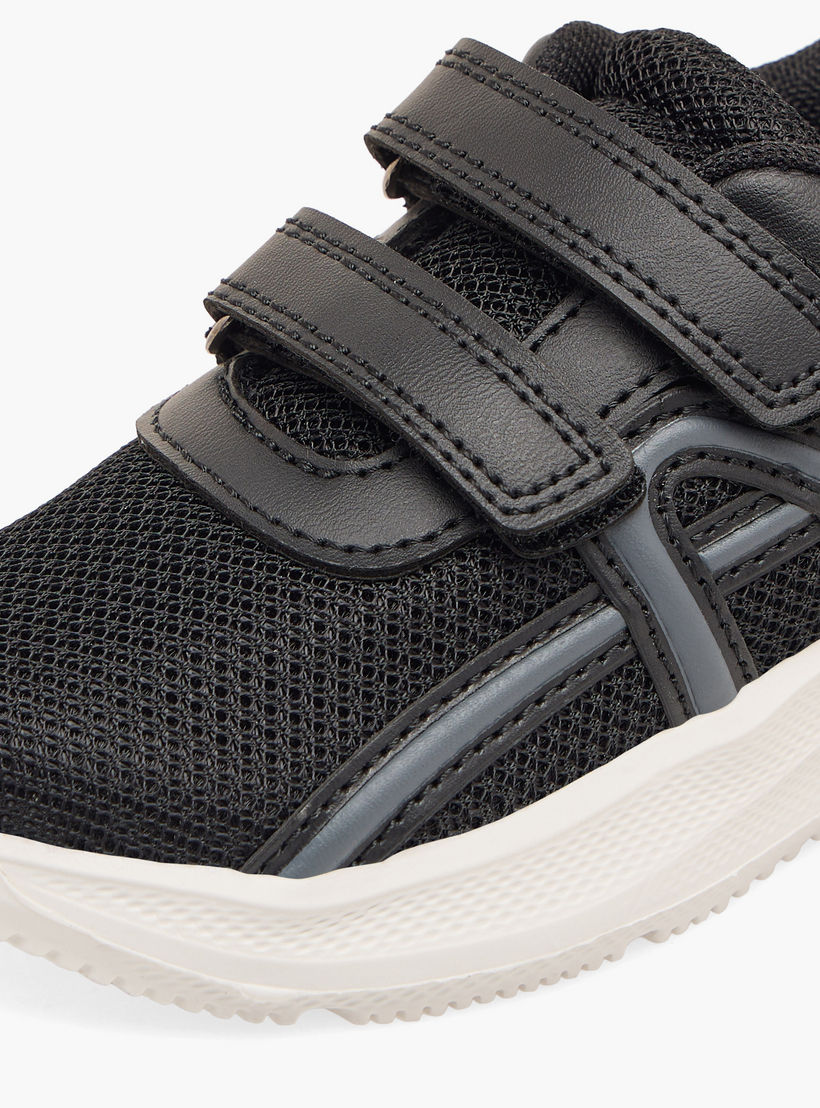 Barefeet Boys Textured Hook & Loop Sneakers-boys-shoes-sneakers-image-7