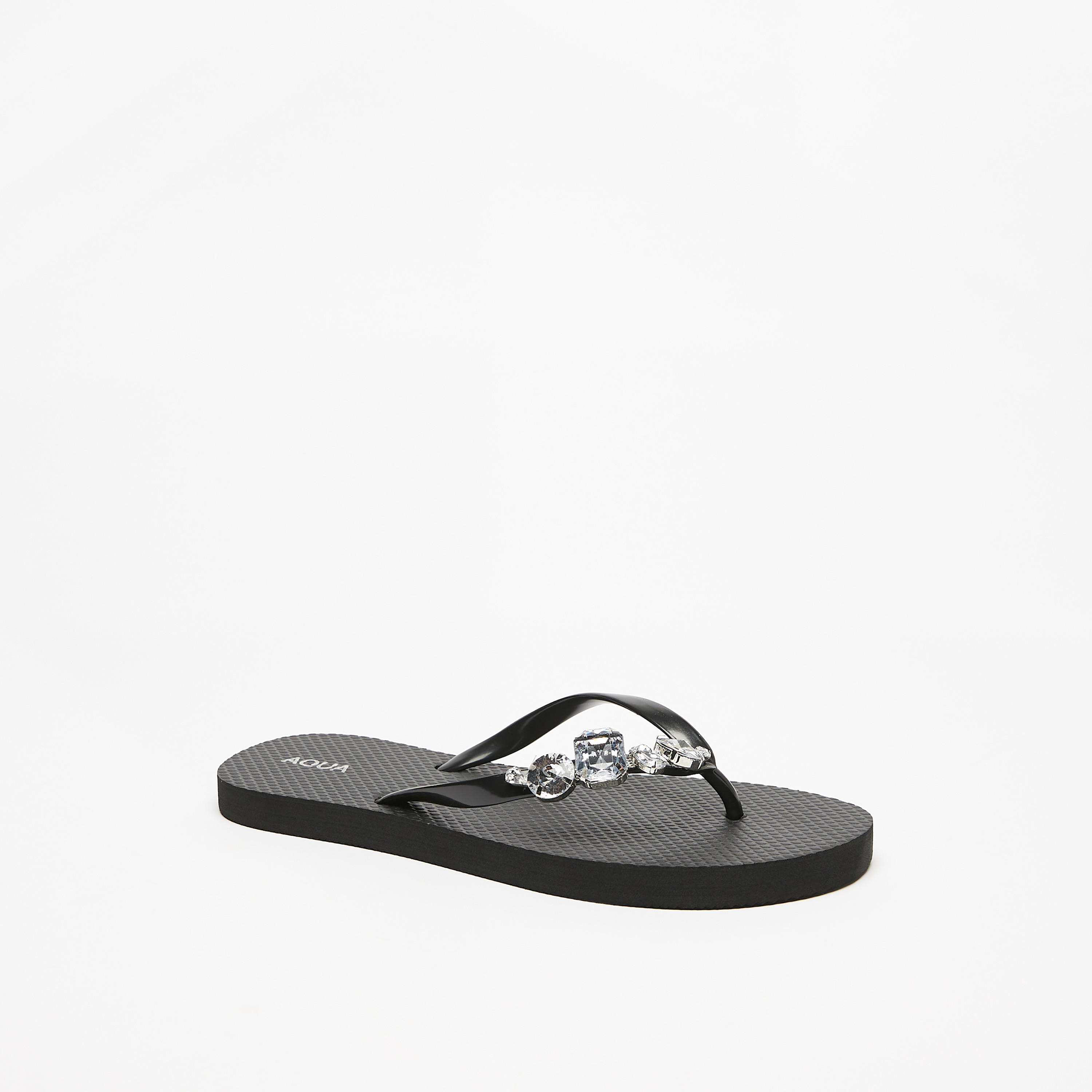 شبشب بإصبع مرصّع بالحجر من أكوا-women-shoes-flipflopsandslides-image-2
