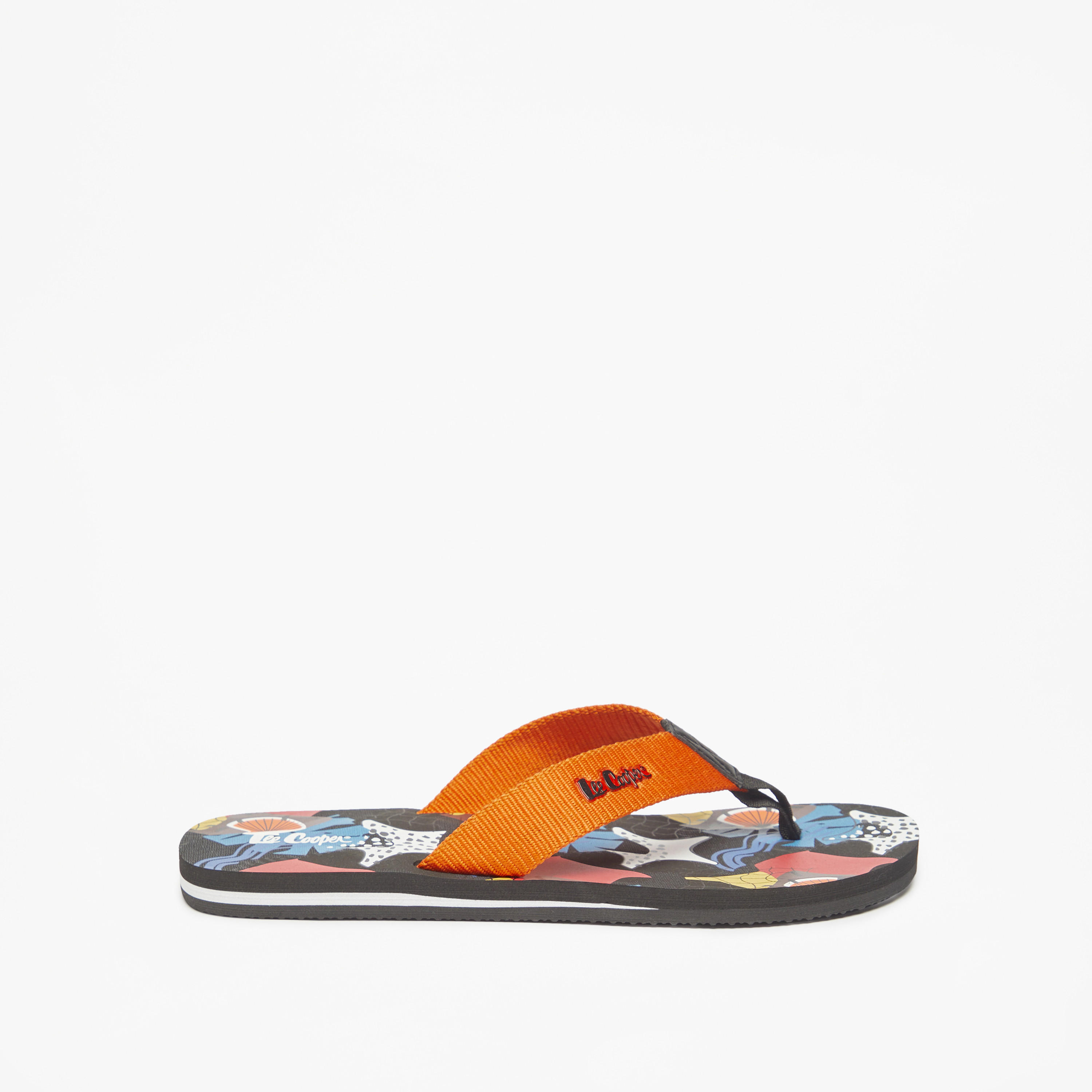 Lee Cooper Men's Printed Slip-On Thong Slippers-men-shoes-flipflopsandslides-image-1