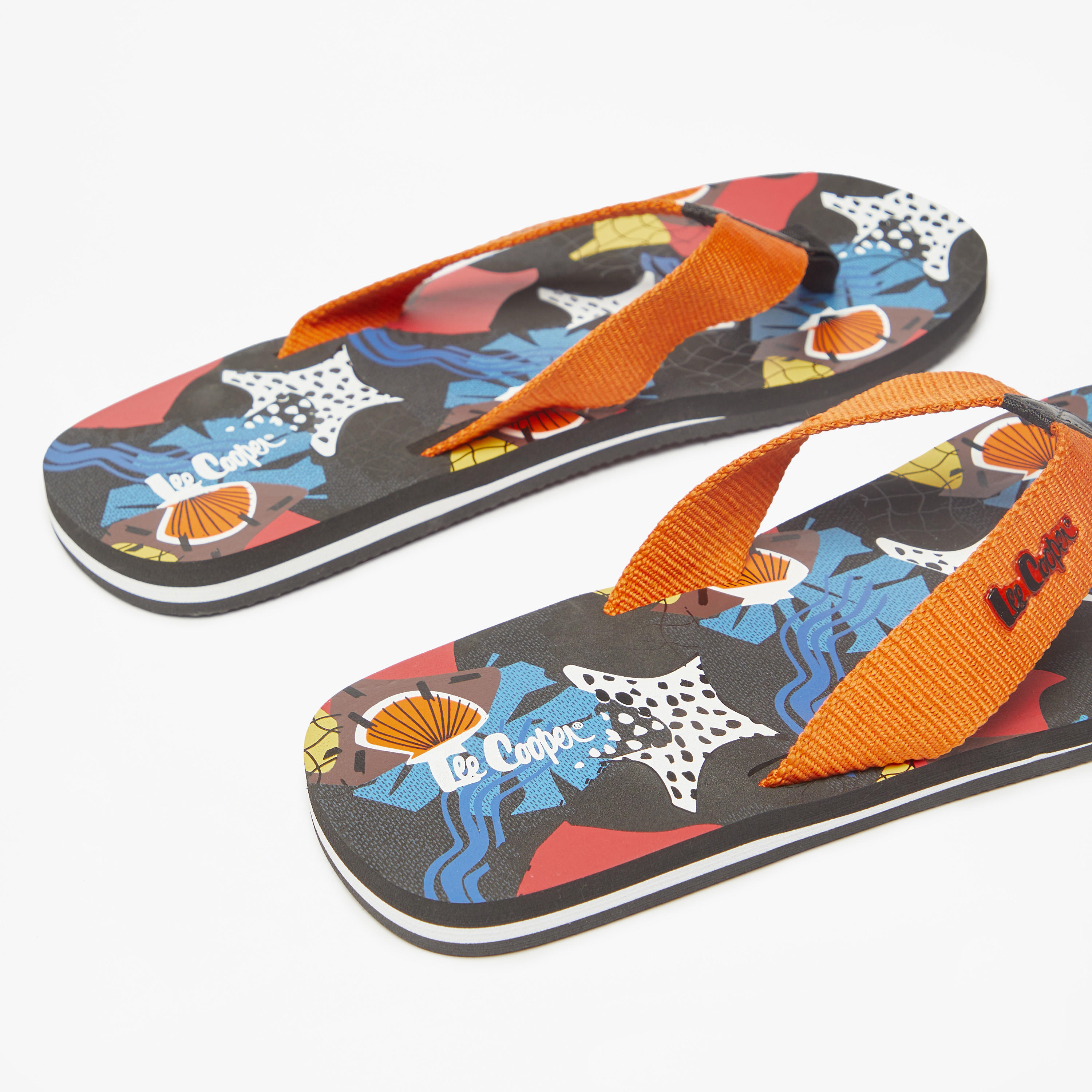 Lee Cooper Men's Printed Slip-On Thong Slippers-men-shoes-flipflopsandslides-image-3