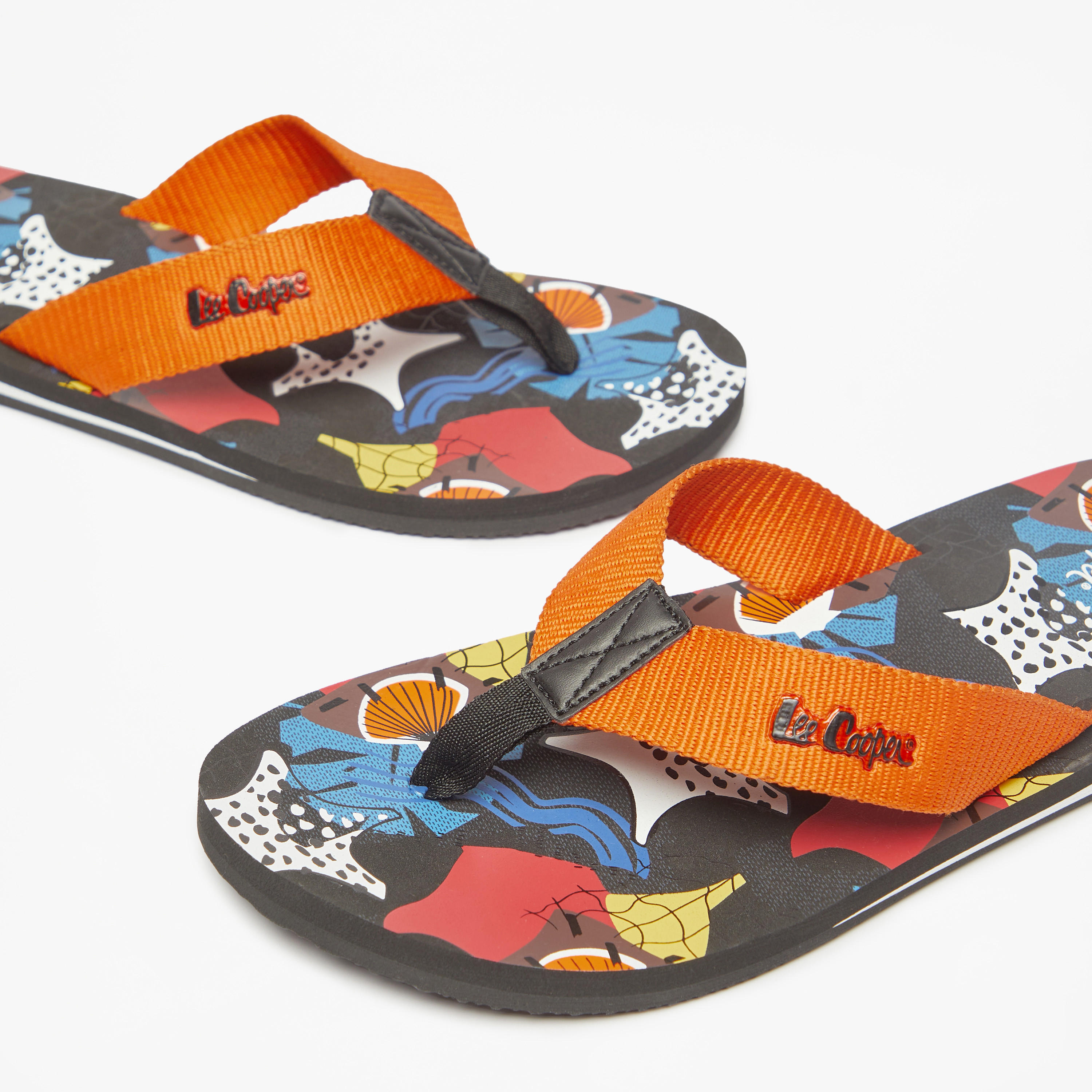 Lee Cooper Men's Printed Slip-On Thong Slippers-men-shoes-flipflopsandslides-image-4