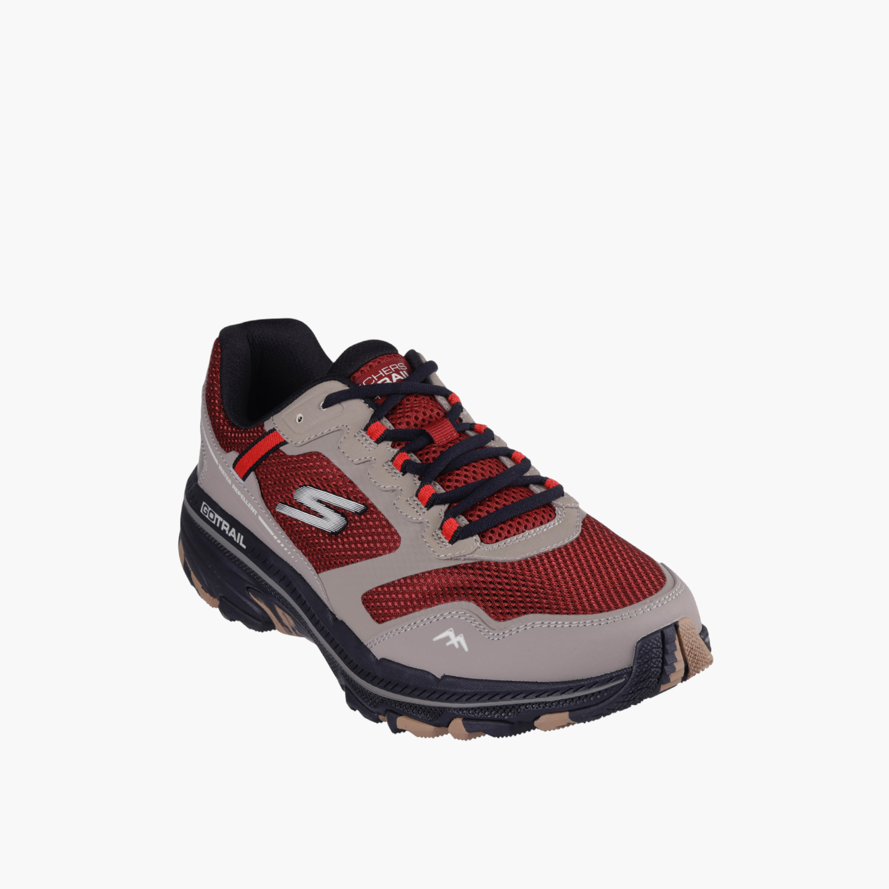 Skechers Men's Textured Lace-Up Running Shoes - GO RUN TRAIL ALTITUDE MARBLE ROCK 3.0-sports-men-shoes-image-1
