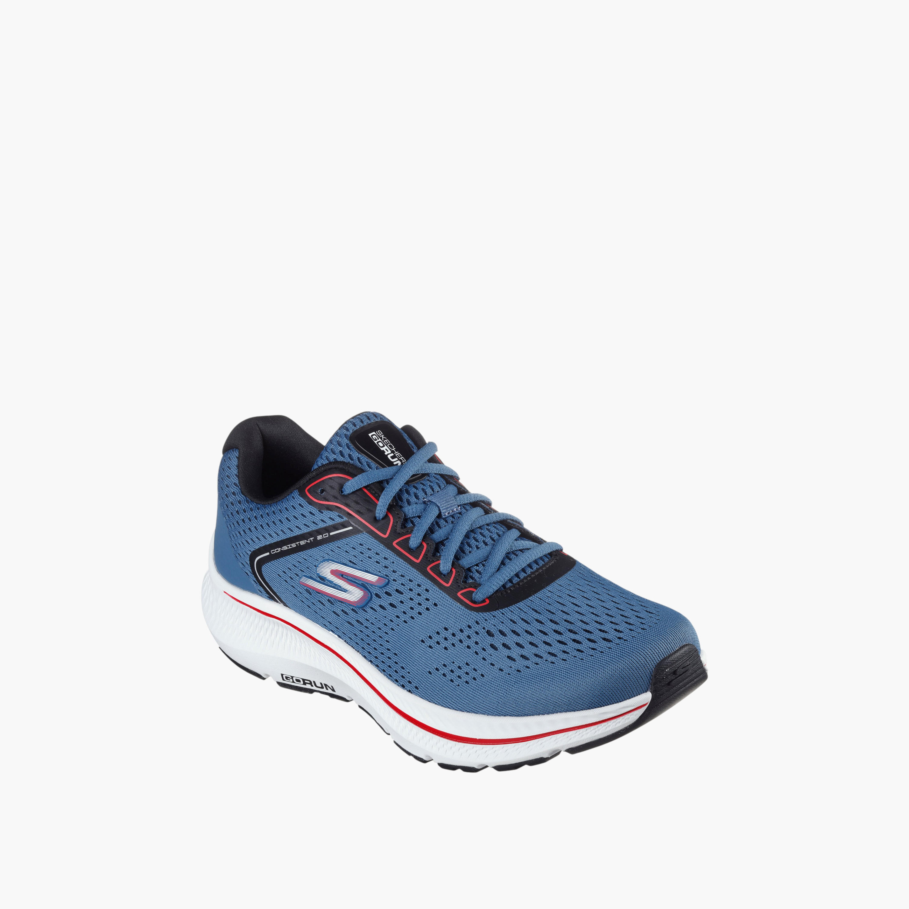 Sketchers Men's GO RUN CONSISTENT 2.0 Lace-Up Sports Shoes - 220865-NVBK-sports-men-shoes-image-1