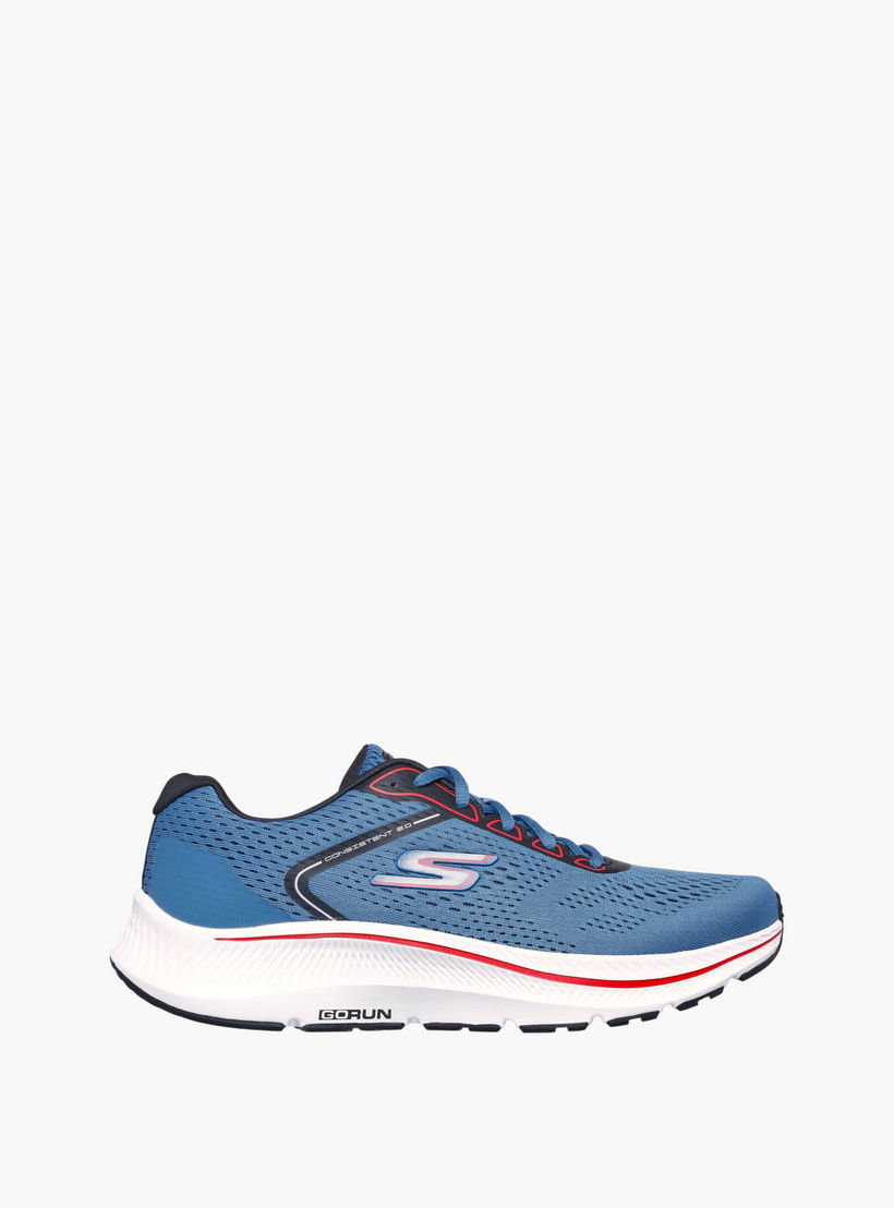 Sketchers Men's GO RUN CONSISTENT 2.0 Lace-Up Sports Shoes - 220865-NVBK-sports-men-shoes-image-2