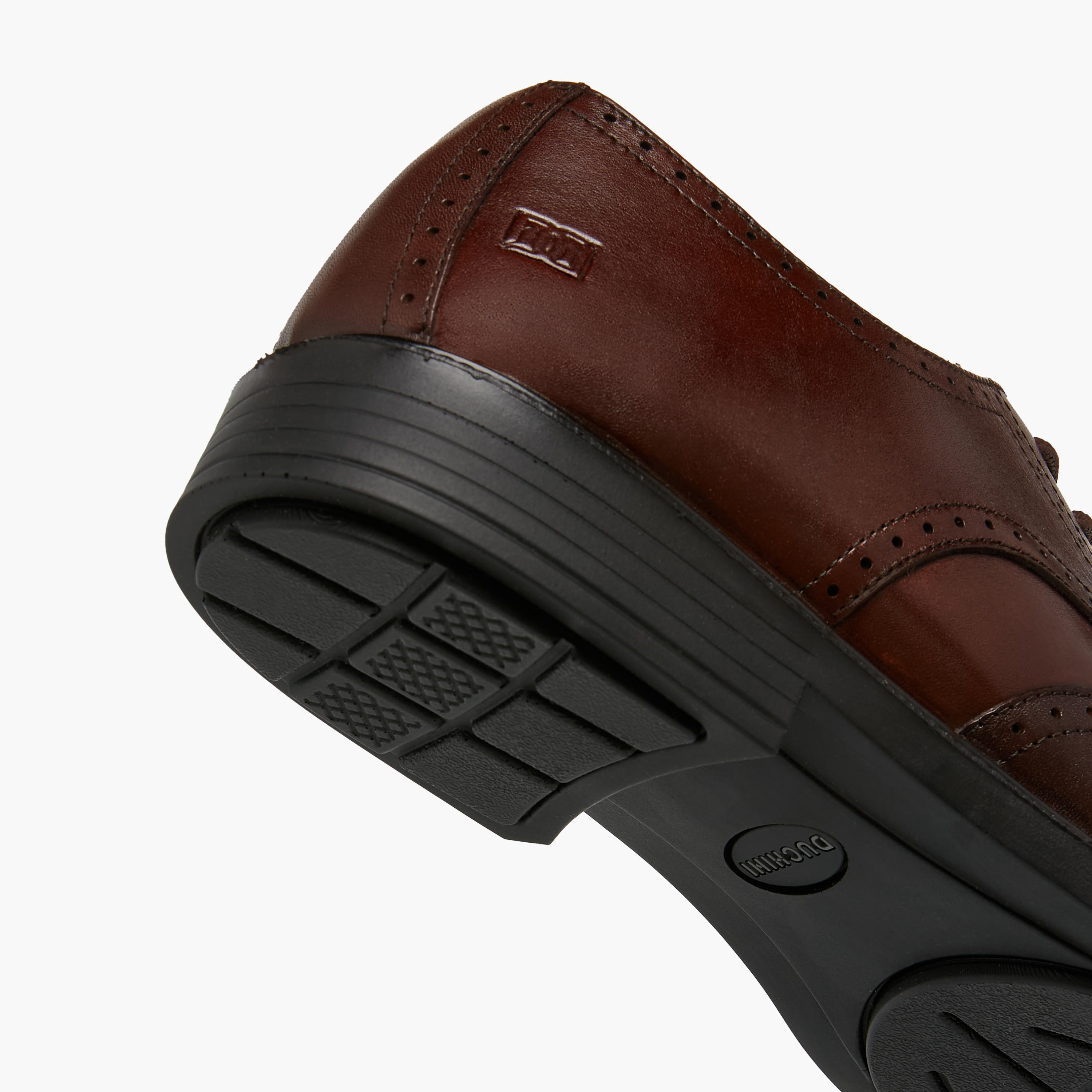 Duchini Men Panelled Lace-Up Leather Derby Shoes-men-shoes-formalshoes-image-5