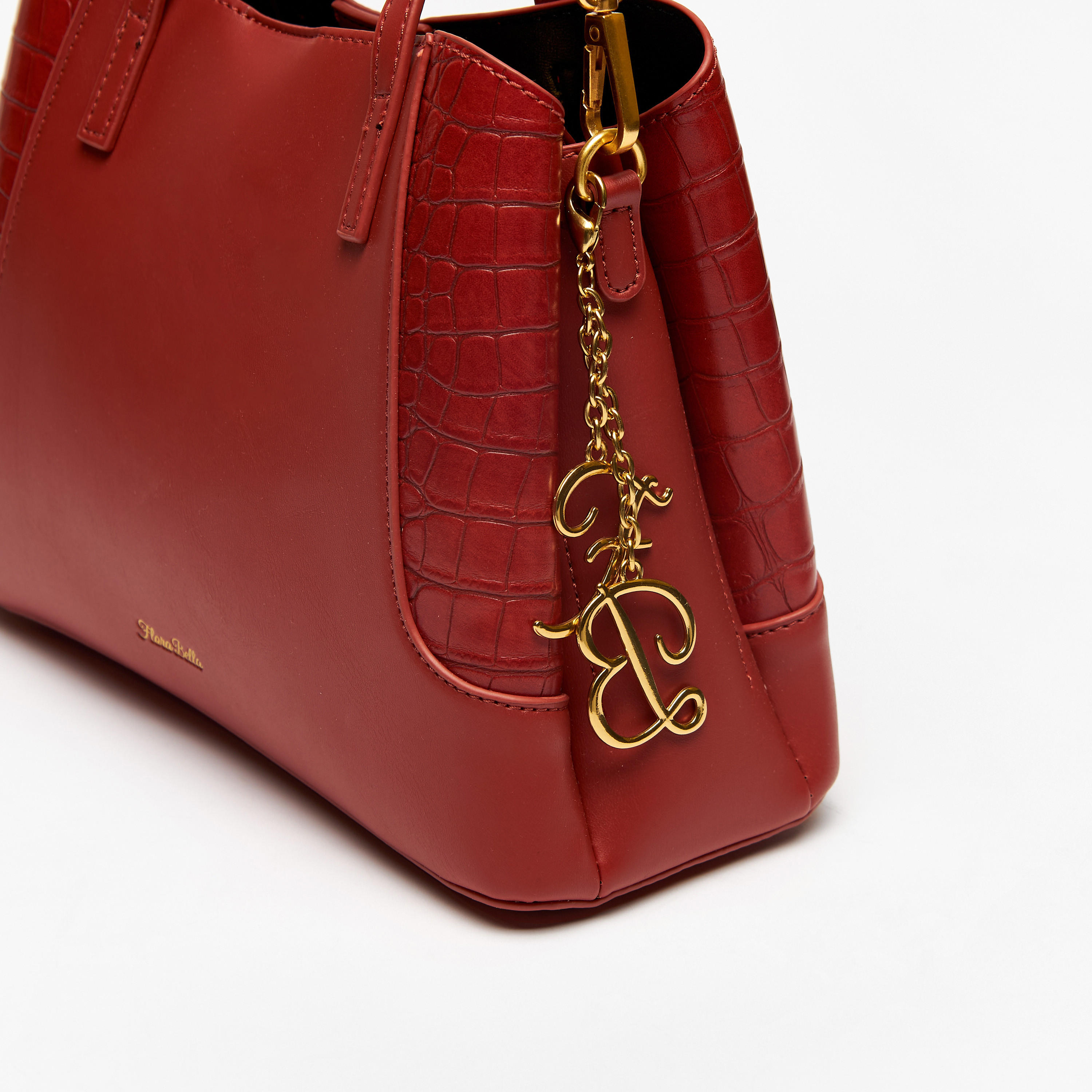 Flora Bella Solid Tote Bag with Dual Straps and Zip Closure-women-bagsandwallets-handbags-image-5