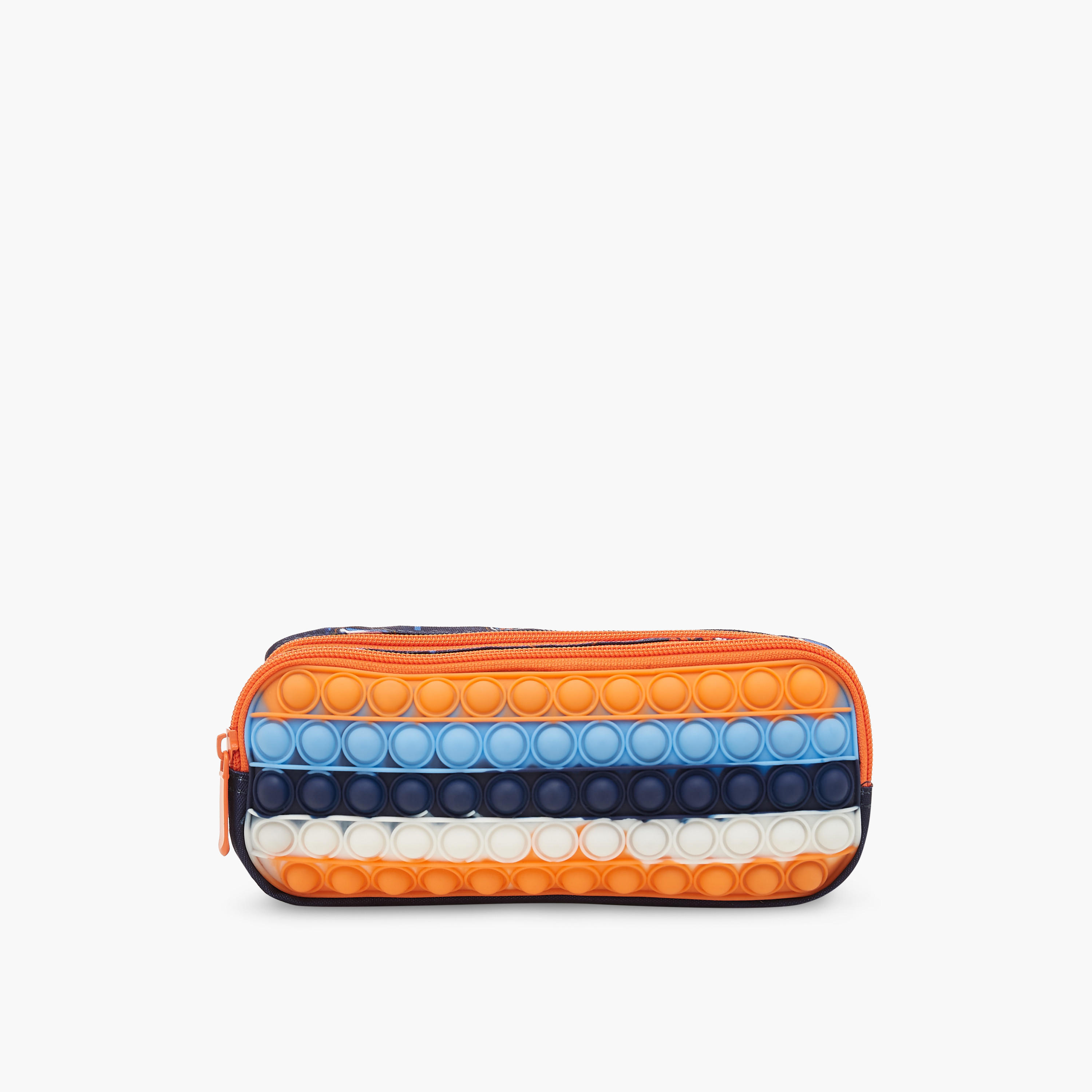 LBL by Shoexpress Pop-It Striped 2-Compartment Pencil Case-school-stationery-pencilcases-image-1