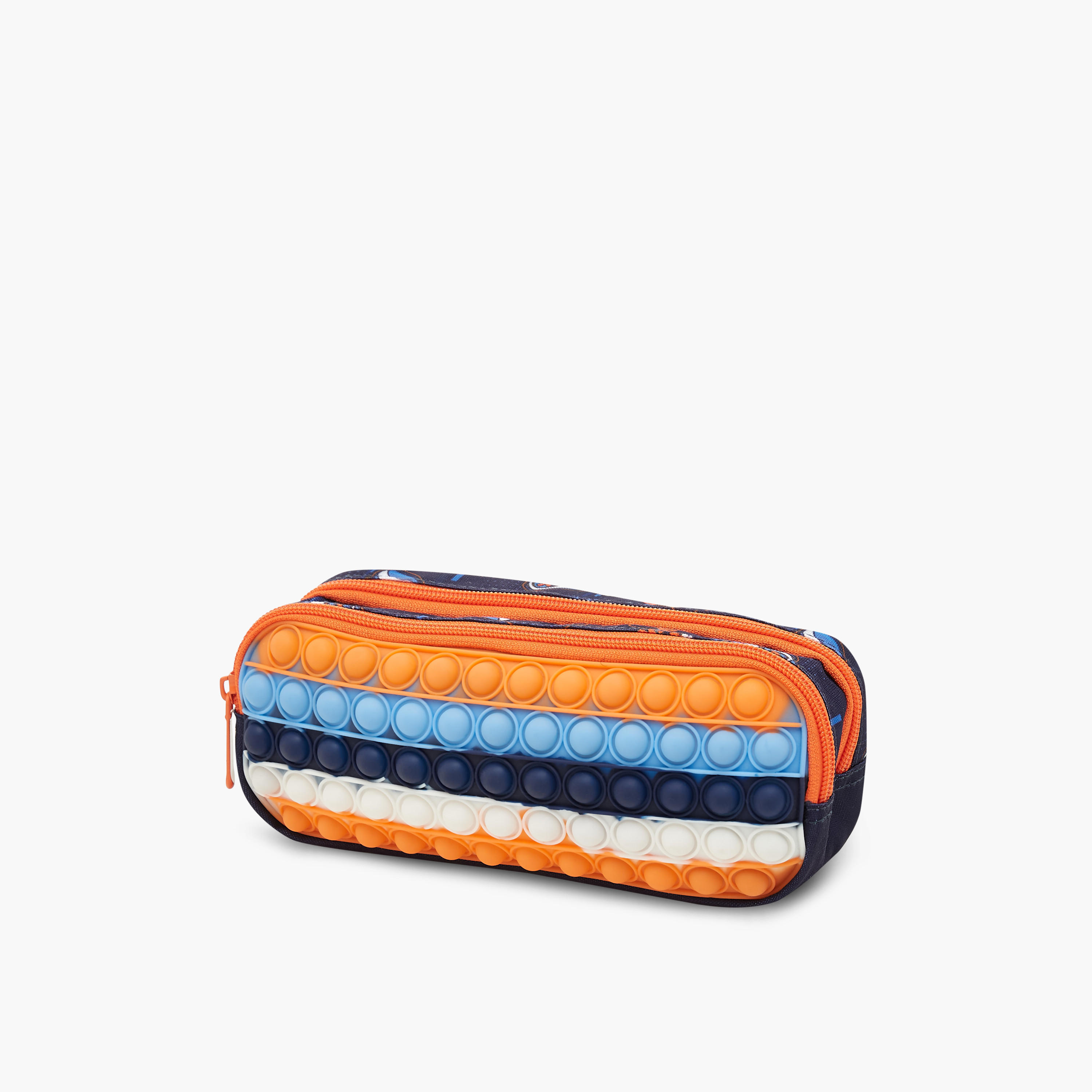 LBL by Shoexpress Pop-It Striped 2-Compartment Pencil Case-school-stationery-pencilcases-image-2