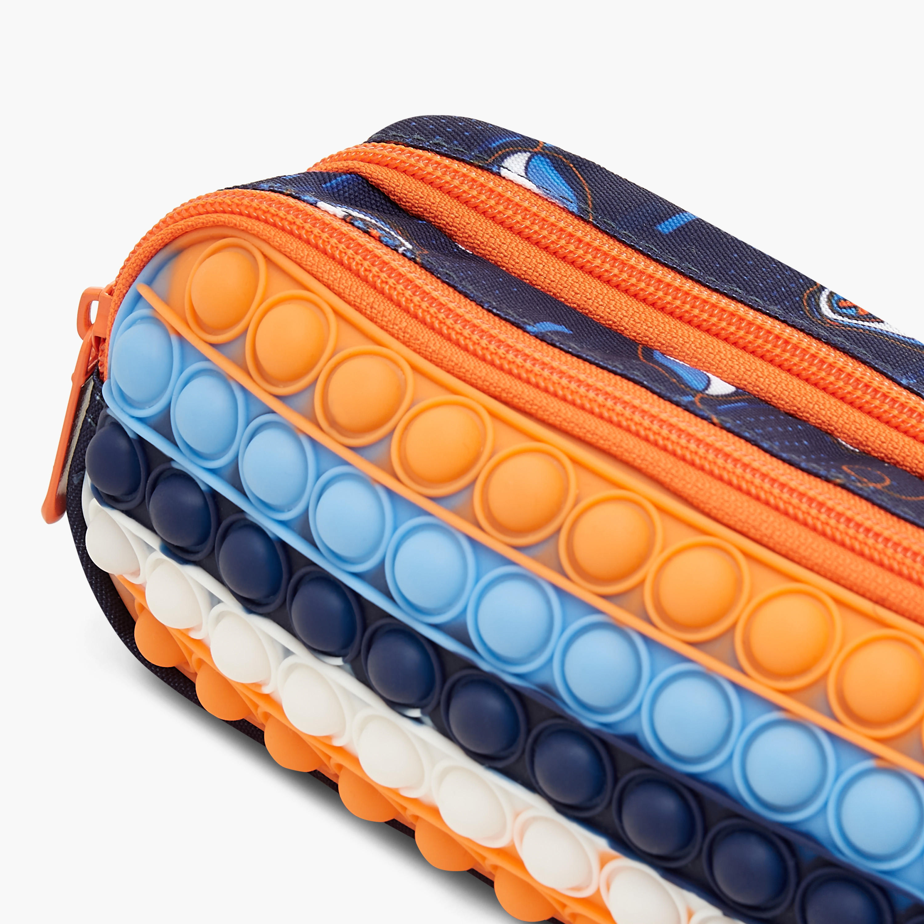 مقلمة بوب إت مخططة بقسمين من أل بي أل من شو إكسبريس-school-stationery-pencilcases-image-4