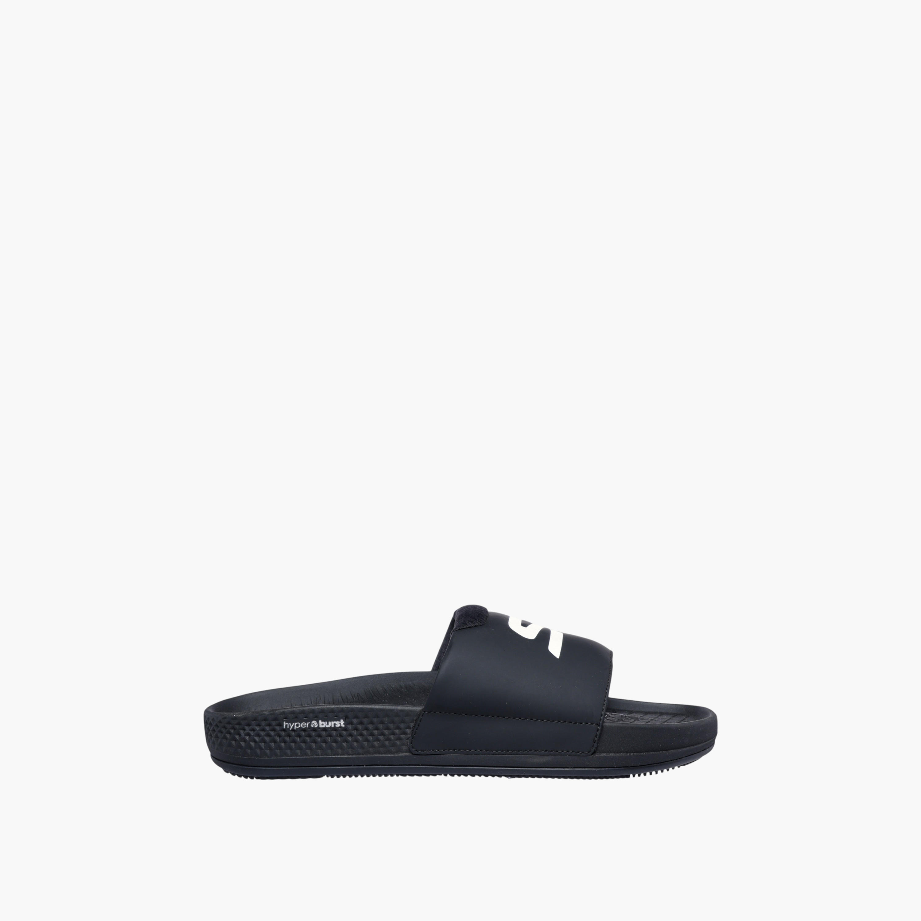 Sketchers Men's ARCH FIT HYPER SLIDE Slip-On Slides - 229254-BLK-men-shoes-flipflopsandslides-image-2