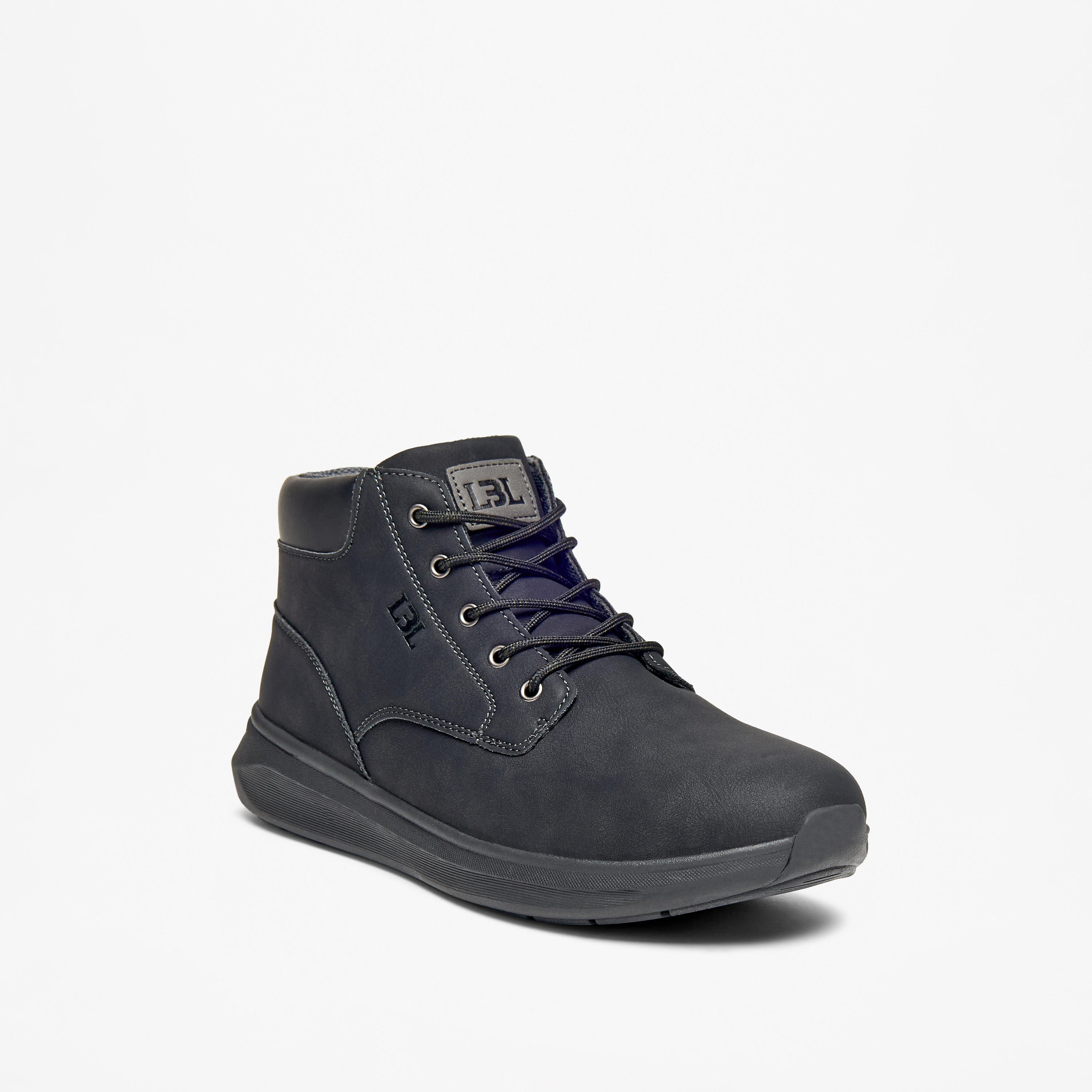 LBL by Shoexpress Panelled Lace-Up Ankle Boots-men-shoes-boots-image-1