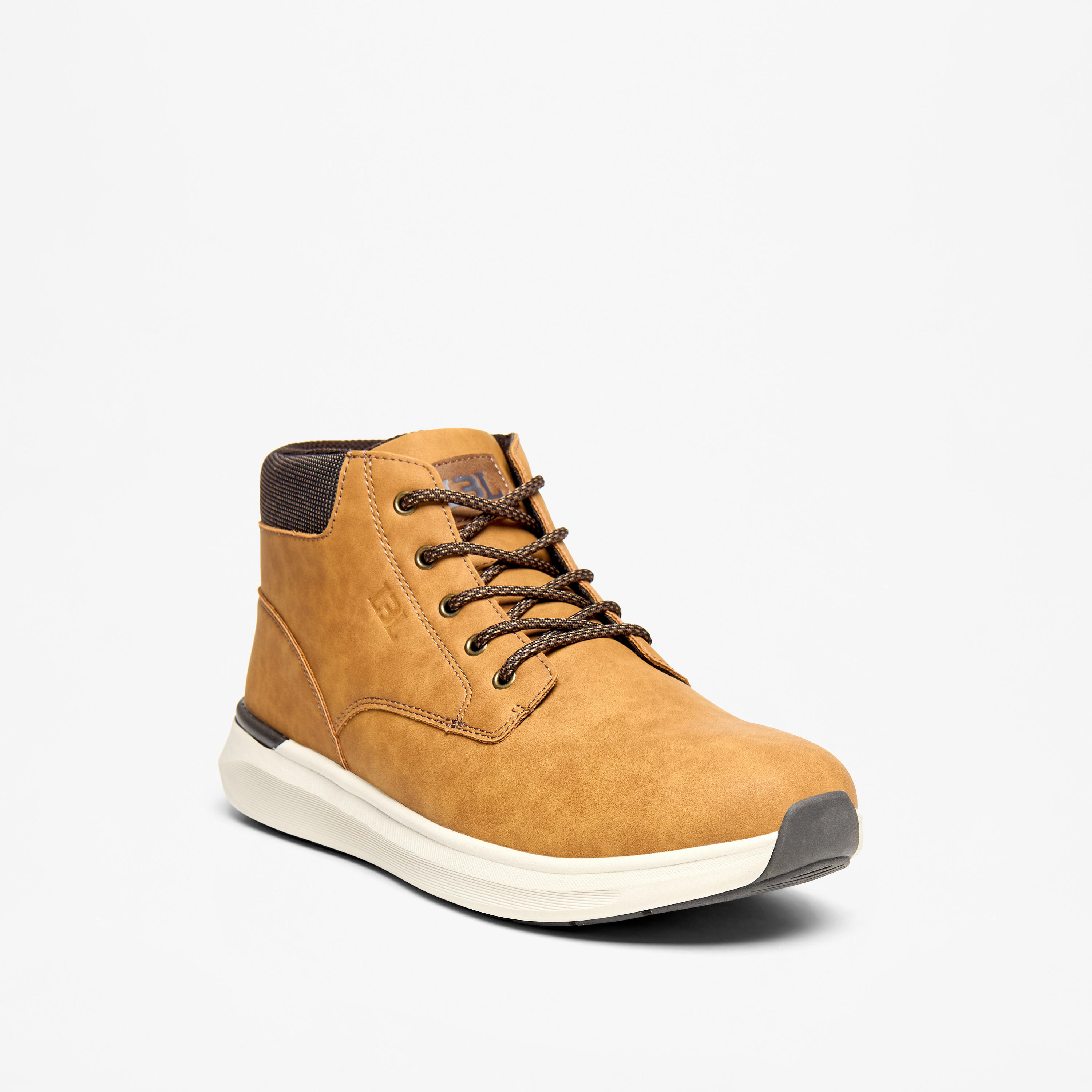 LBL by Shoexpress Panelled Lace-Up Ankle Boots-men-shoes-boots-image-1