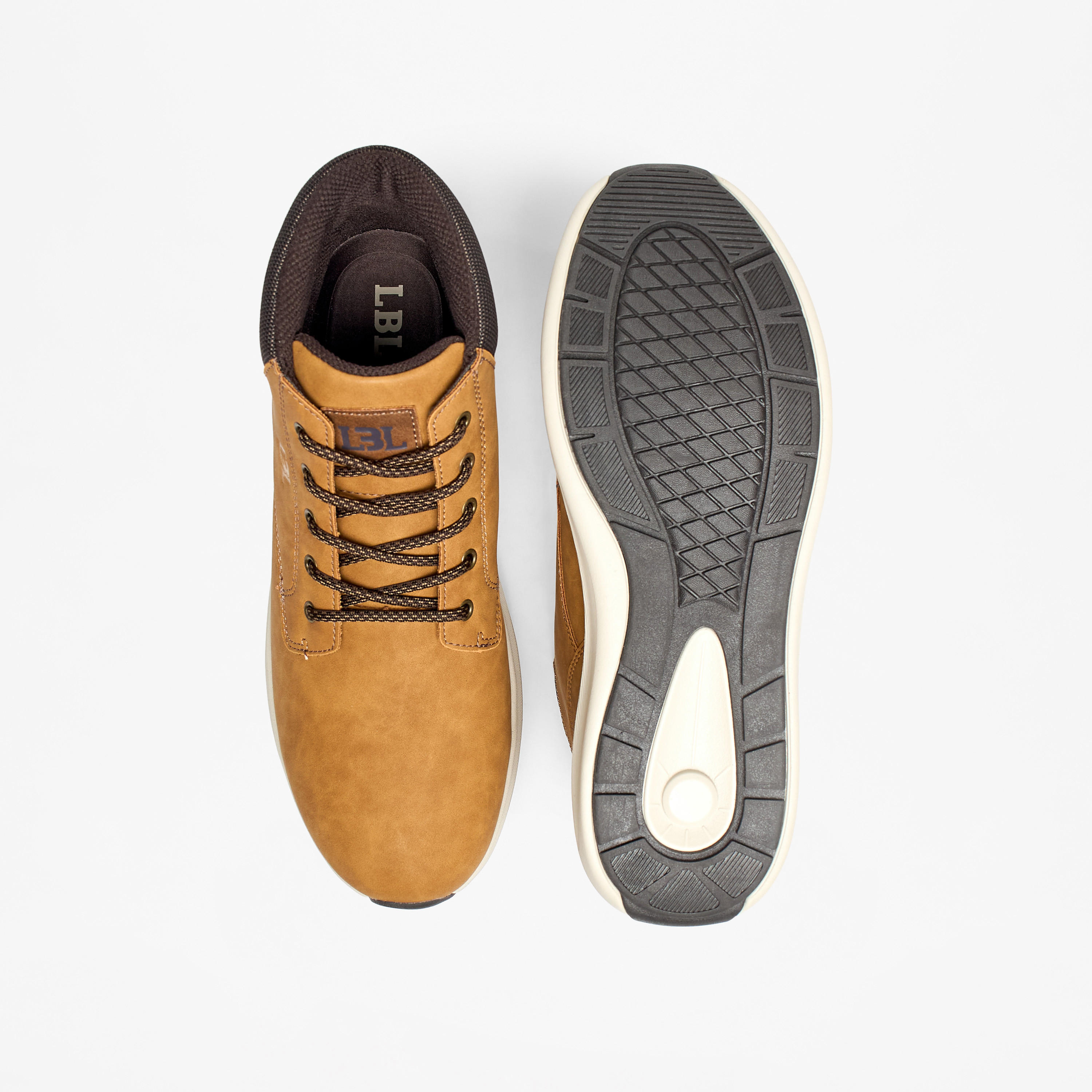 LBL by Shoexpress Panelled Lace-Up Ankle Boots-men-shoes-boots-image-4