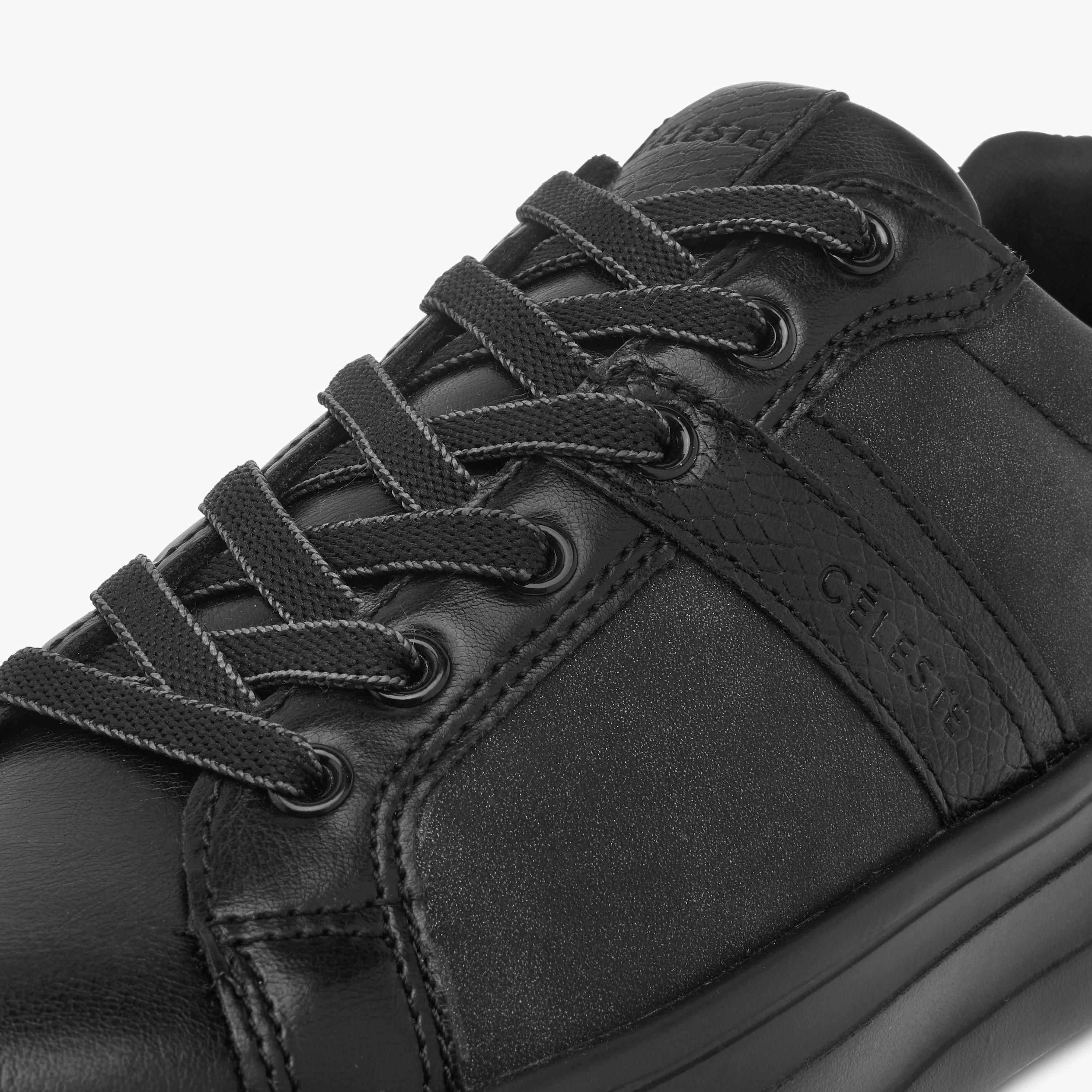 Celeste Women's Solid Lace-Up Ankle Sneakers-women-shoes-sneakers-image-4