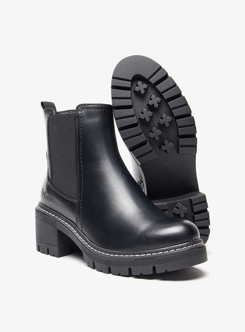 بوت بطول الكاحل سادة سهل الارتداء بسحاب إغلاق للنساء من لي كوبر-women-shoes-boots-image-4