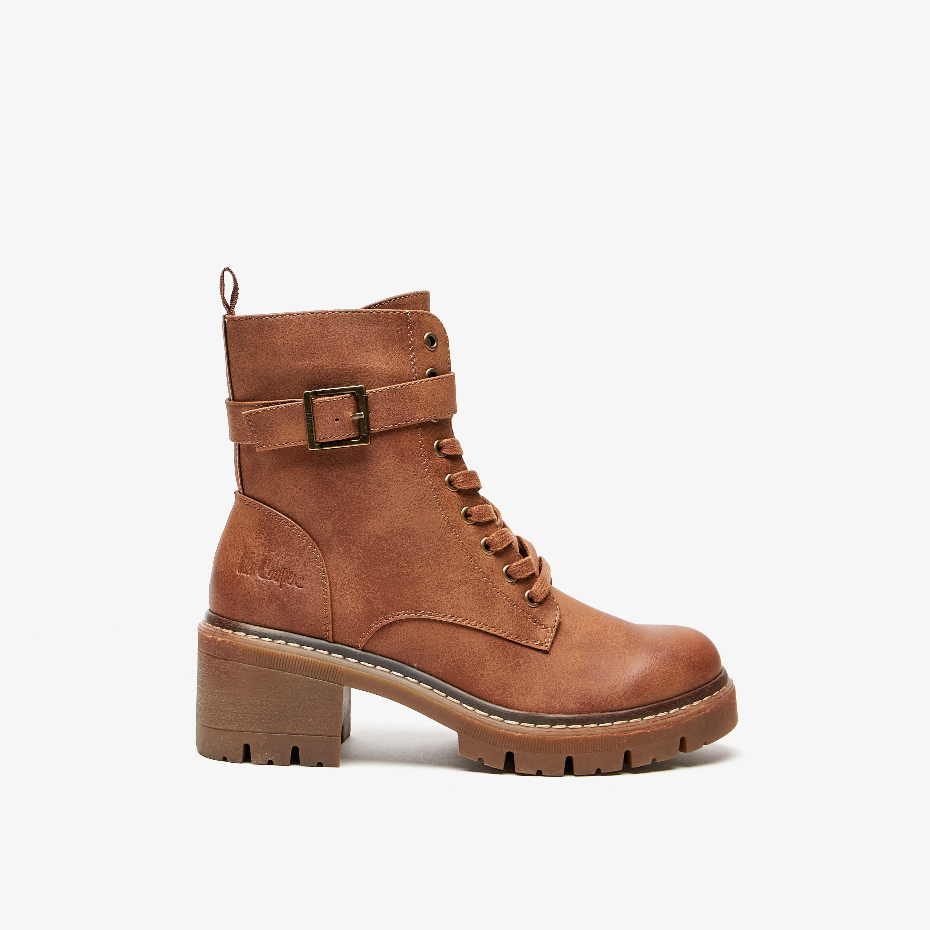 Lee Cooper Women's Solid Ankle Boots with Zip Closure-women-shoes-boots-image-3