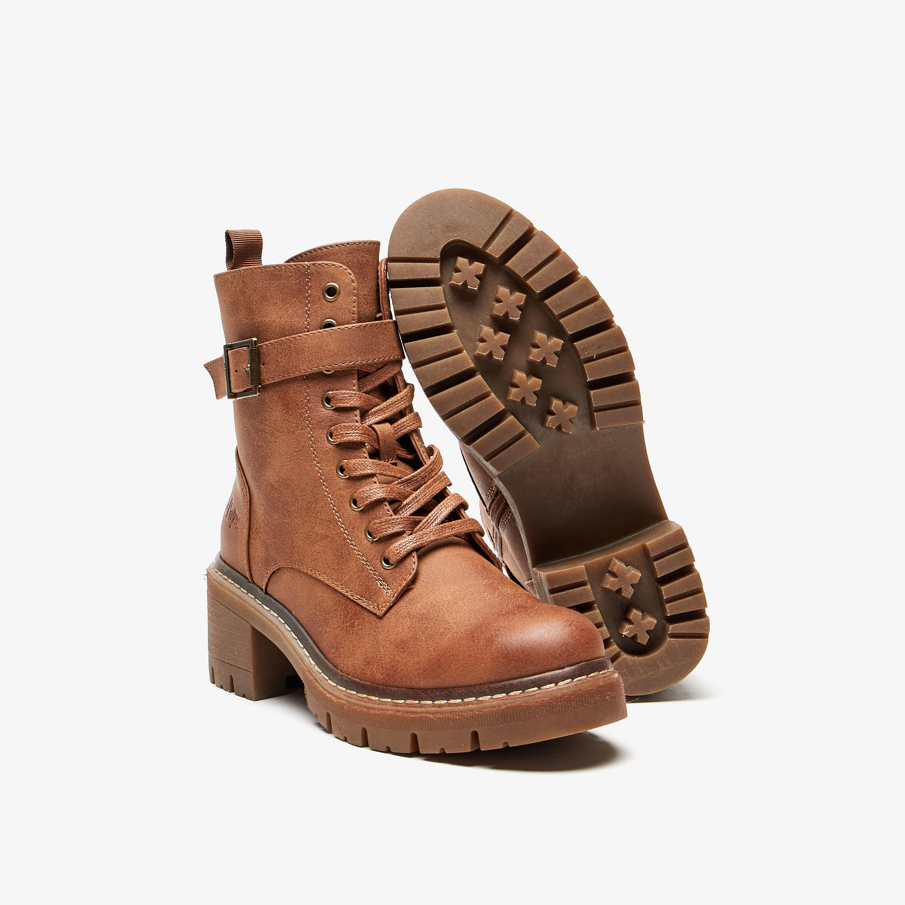 بوت بِطول الكاحل سادة بسحاب إغلاق للنساء من لي كوبر-women-shoes-boots-image-4