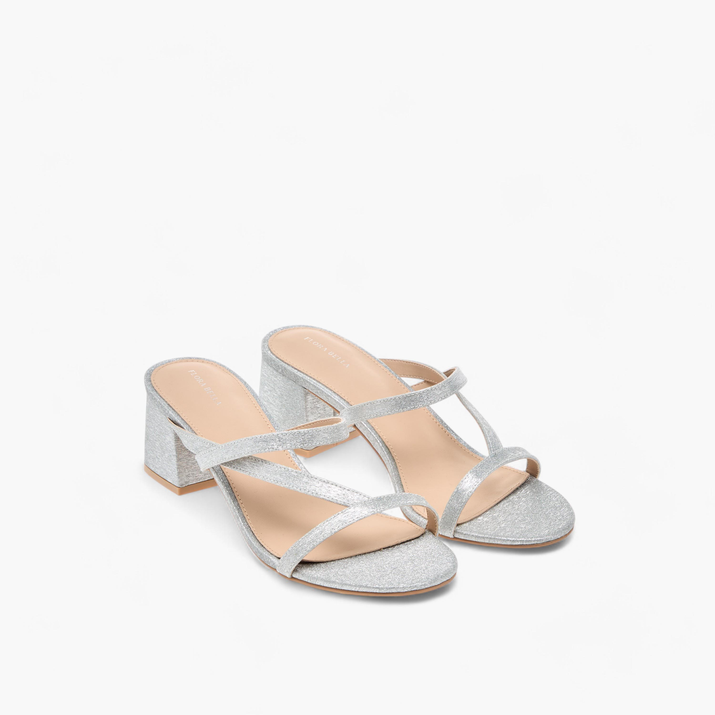 صندل سهل الارتداء بارز الملمس بأحزمة وكعب سميك من فلورا بيلا-women-shoes-sandals-heeled-image-1