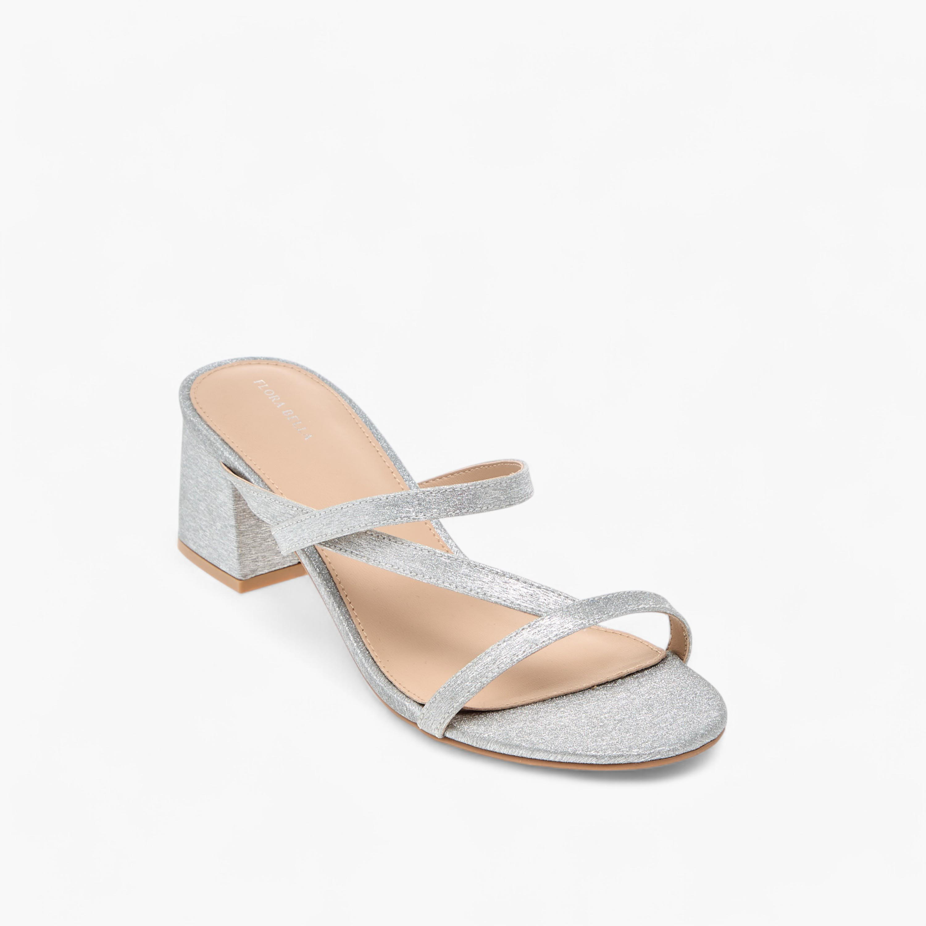 صندل سهل الارتداء بارز الملمس بأحزمة وكعب سميك من فلورا بيلا-women-shoes-sandals-heeled-image-2