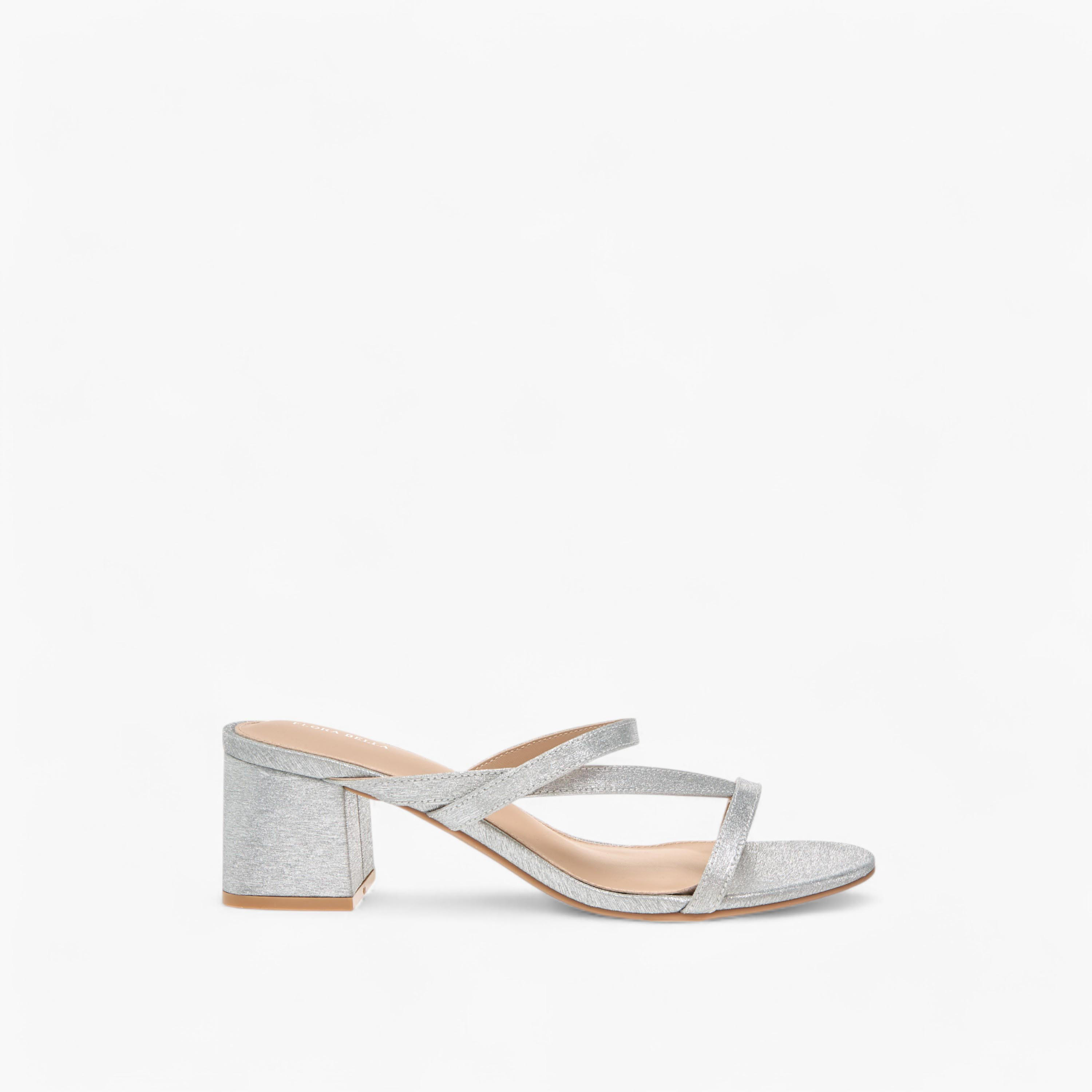 صندل سهل الارتداء بارز الملمس بأحزمة وكعب سميك من فلورا بيلا-women-shoes-sandals-heeled-image-3