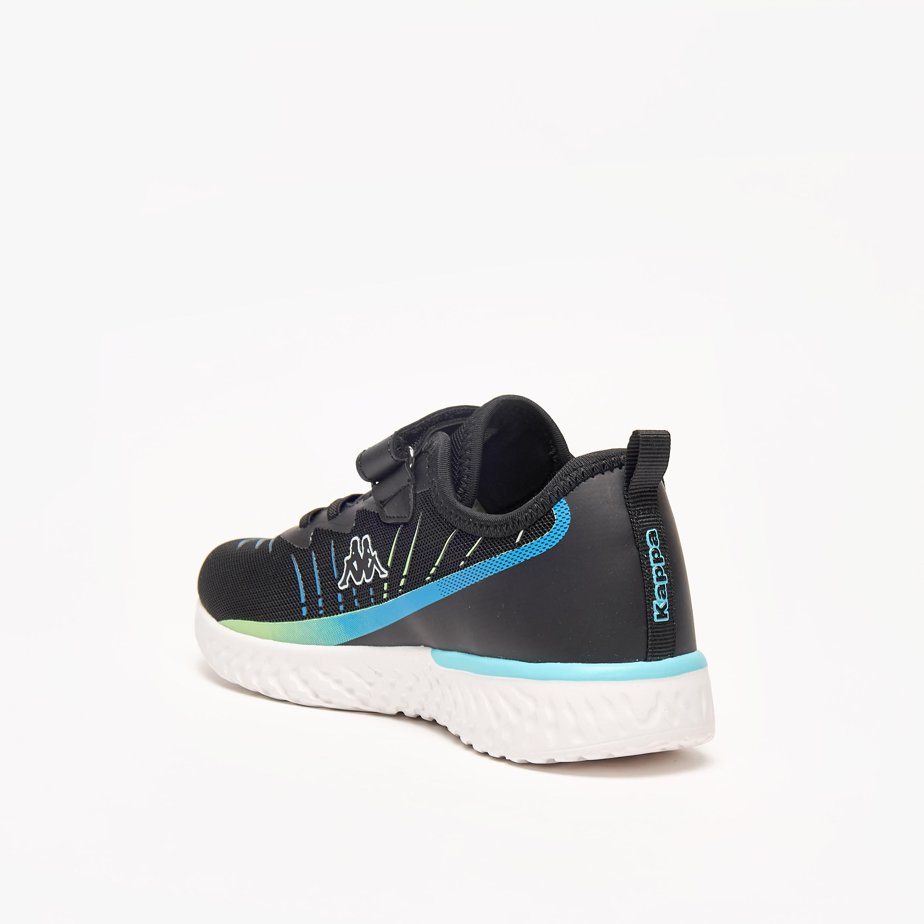 Kappa Kids' Logo Detail Sports Shoes with Hook and Loop Closure-boys-shoes-sneakers-image-2