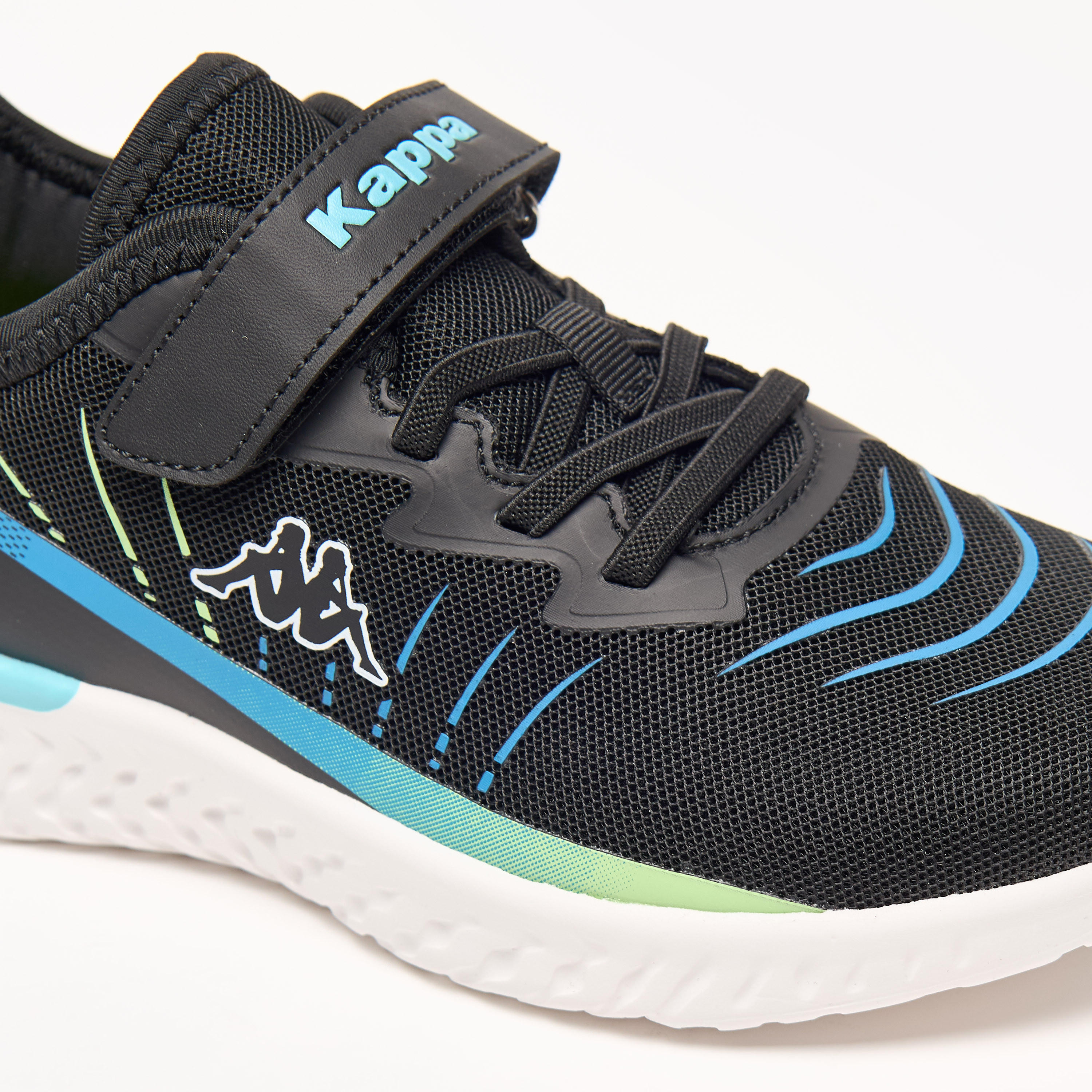 Kappa Kids' Logo Detail Sports Shoes with Hook and Loop Closure-boys-shoes-sneakers-image-5