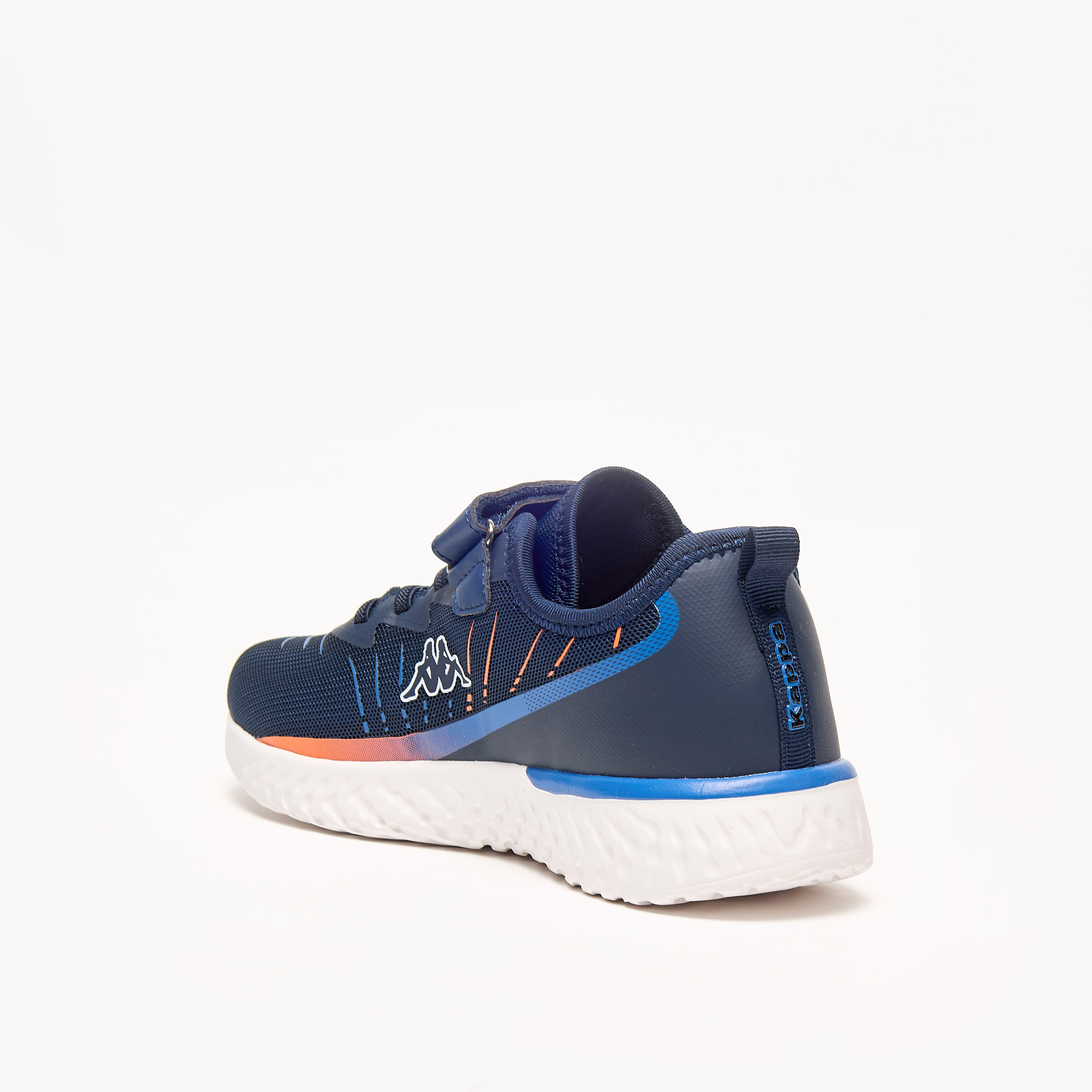 Kappa Kids' Logo Detail Sports Shoes with Hook and Loop Closure-boys-shoes-sneakers-image-2