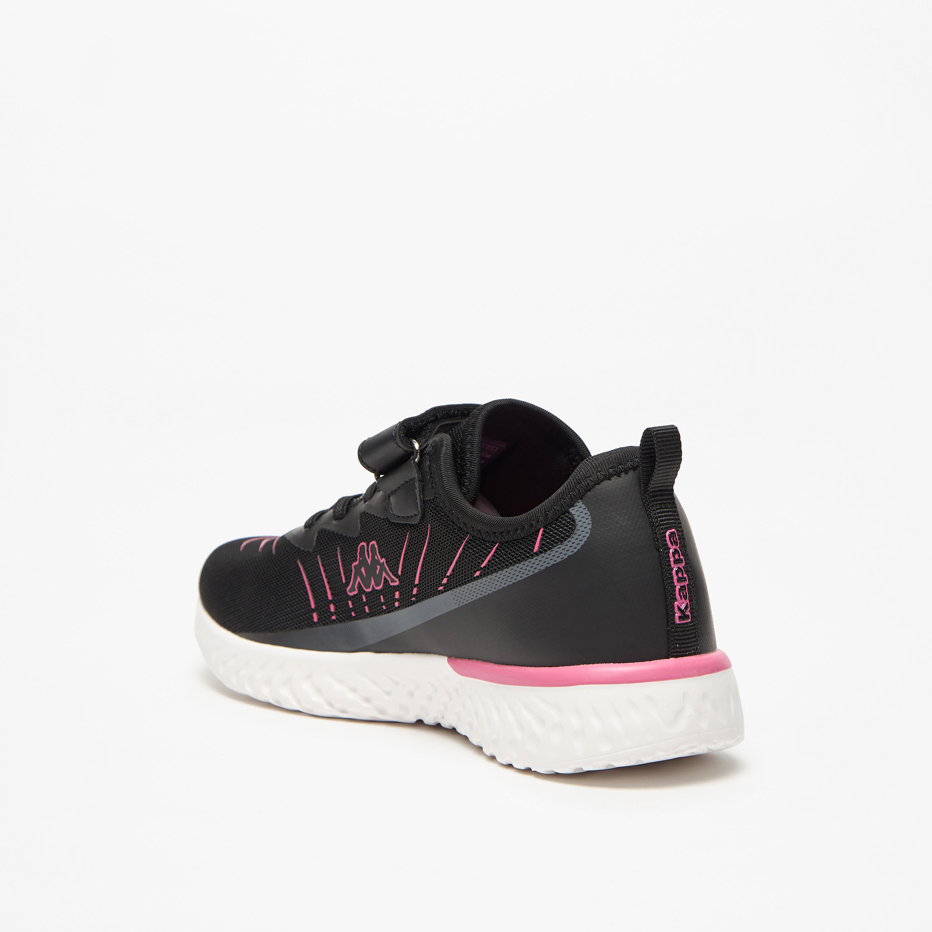 Kappa Girls' Logo Detail Sports Shoes with Hook and Loop Closure-girls-shoes-sports-image-2