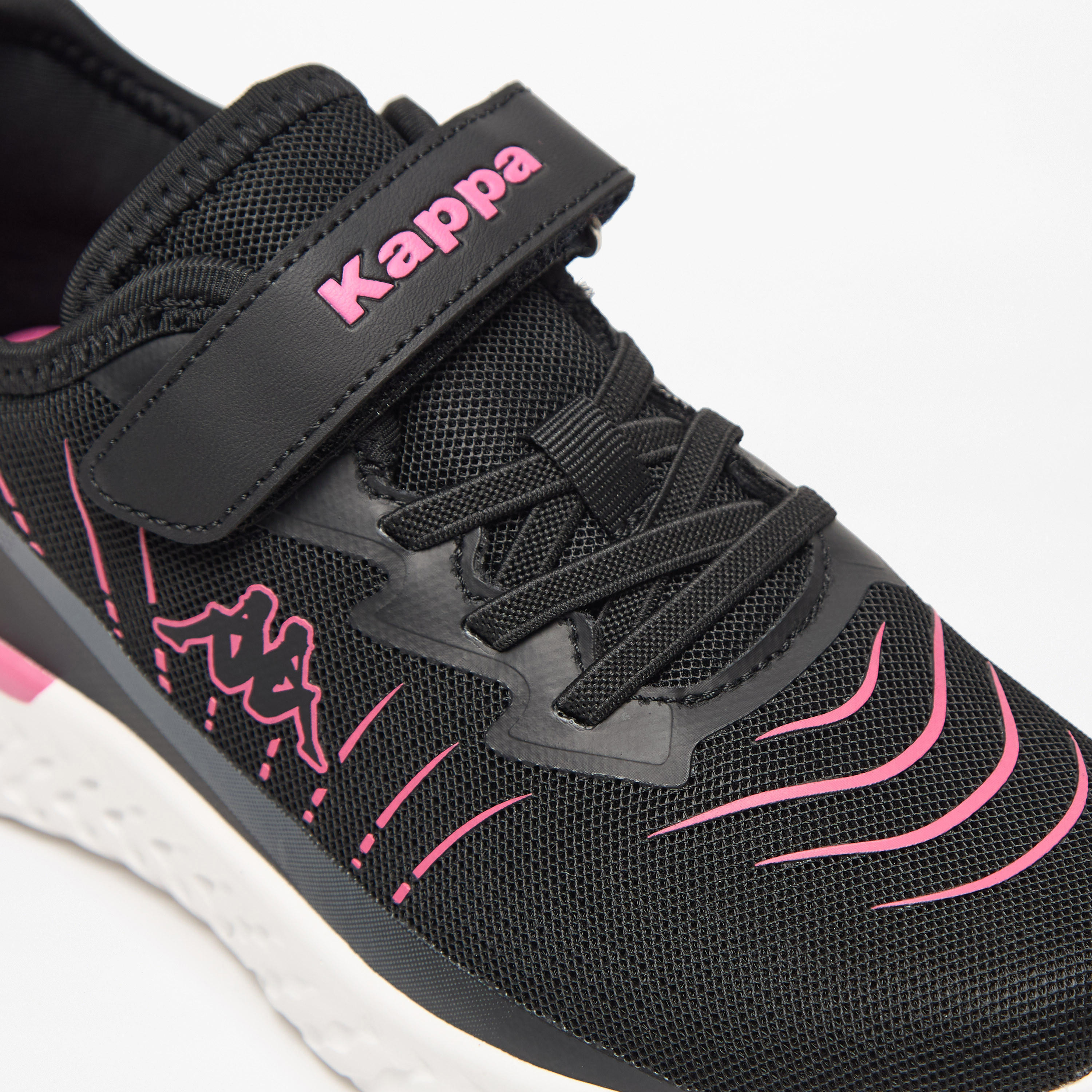 Kappa Girls' Logo Detail Sports Shoes with Hook and Loop Closure-girls-shoes-sports-image-5