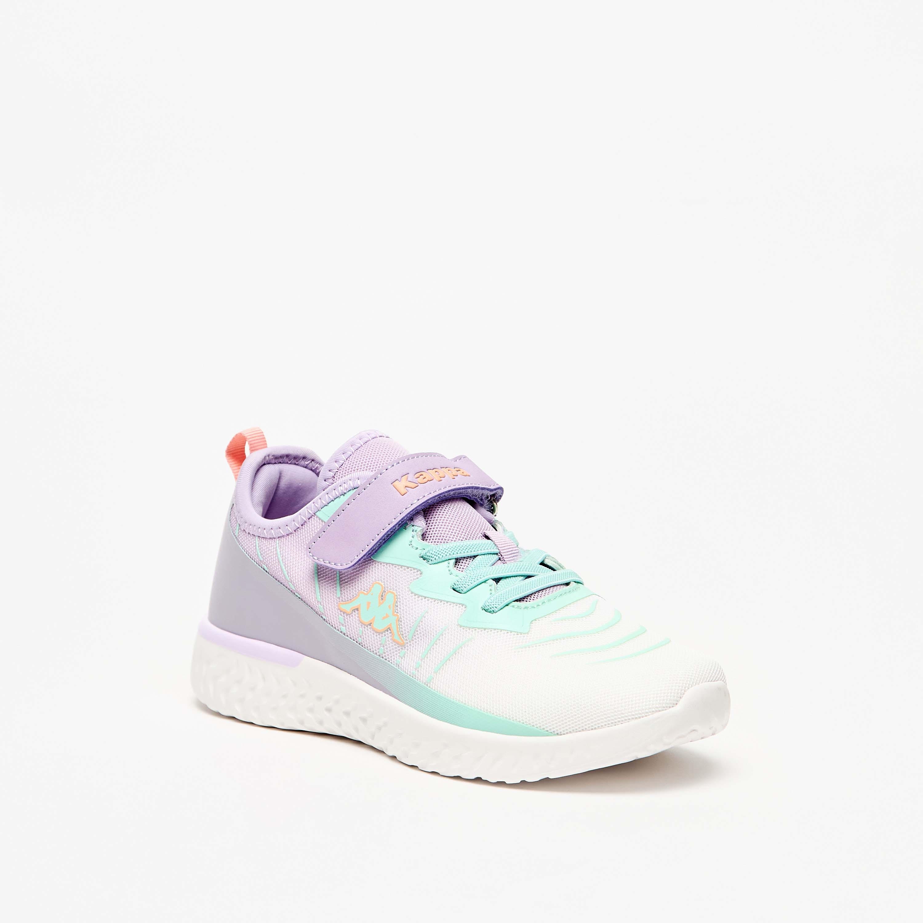 Kappa Girls' Logo Detail Sports Shoes with Hook and Loop Closure-girls-shoes-sports-image-1